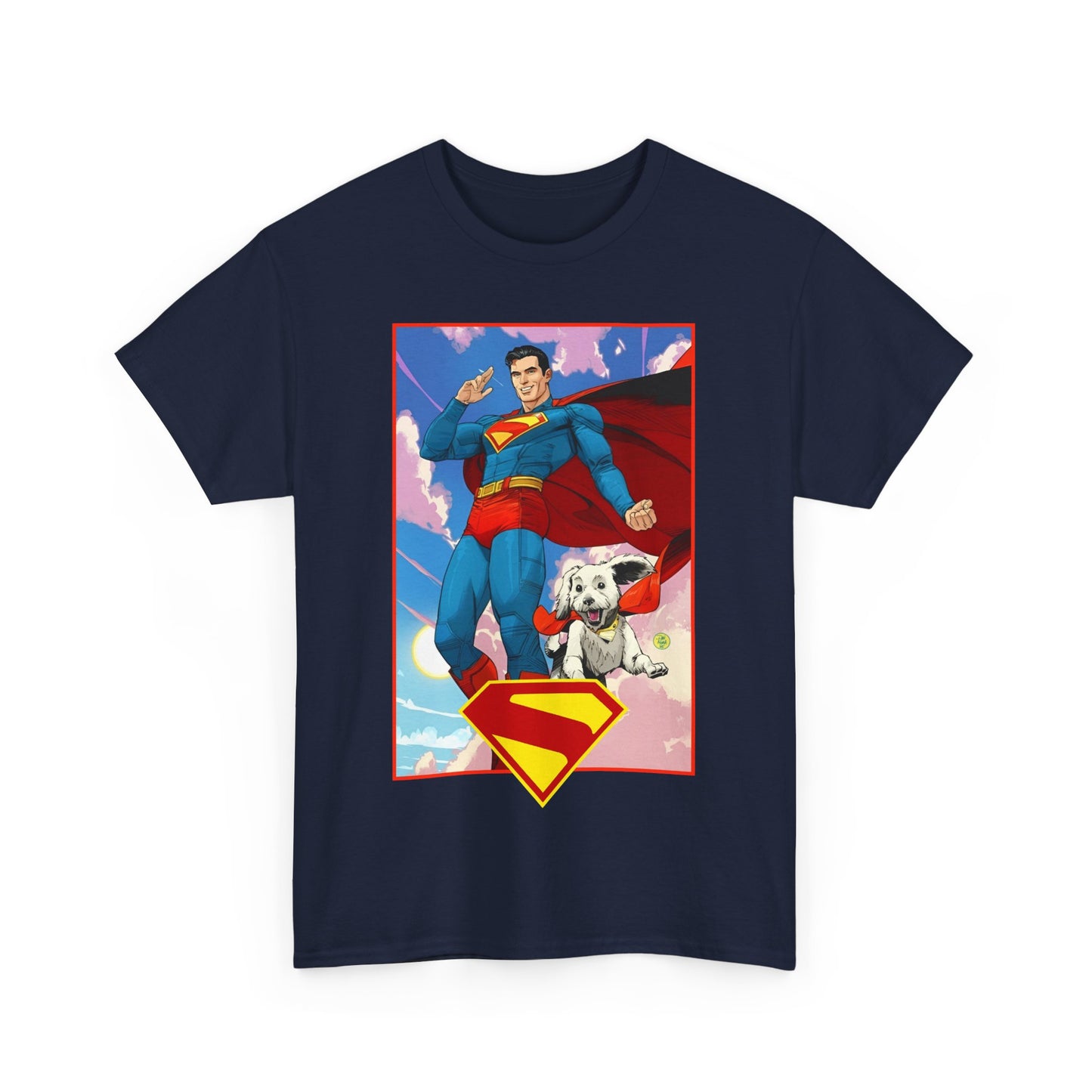 Superman & Krypto T-Shirt - DC Comics - New James Gunn Movie 2025 - Dan Mora Art - Man of Steel