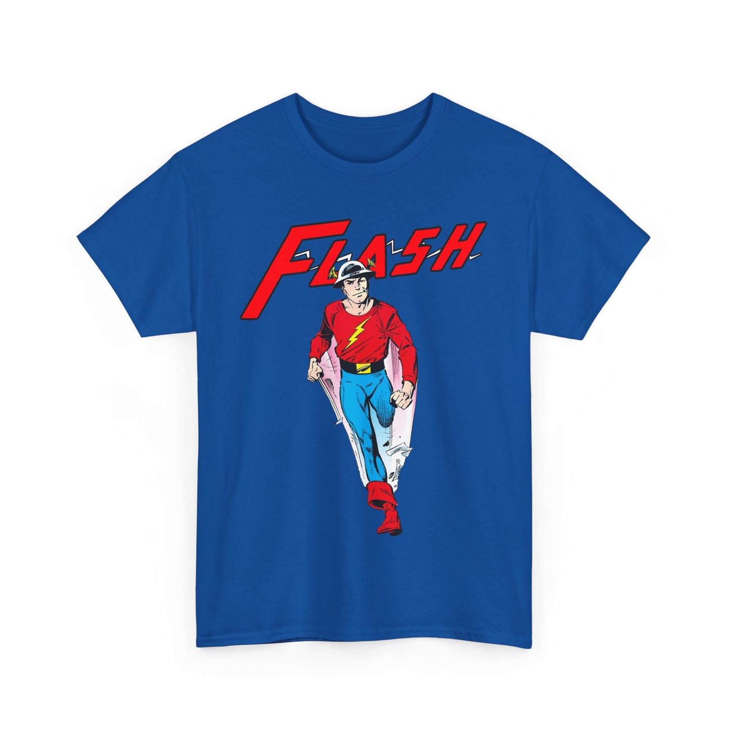 Golden Age Flash T-Shirt - John Byrne Art - Justice Society/JSA Member - Jay Garrick - Speedster