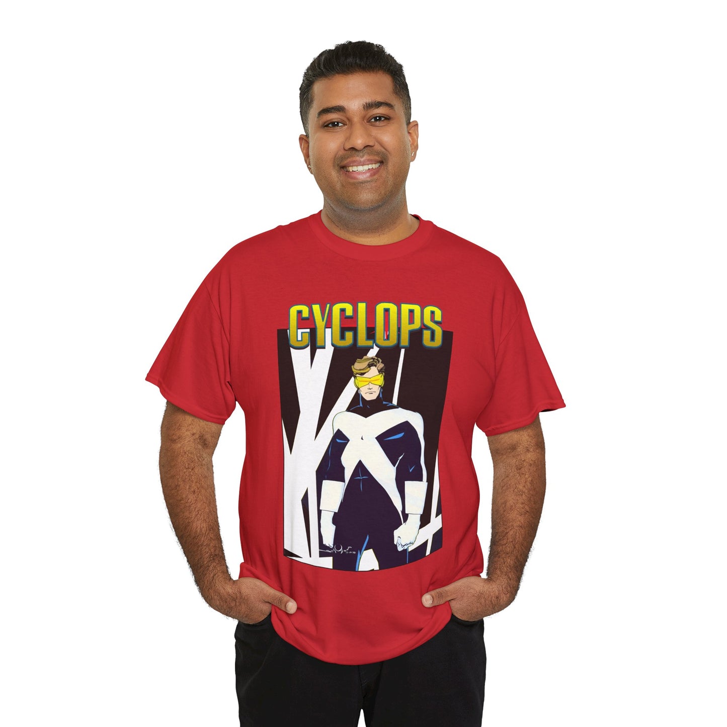 Cyclops T-Shirt - Walt Simonson Art - X-Men, X-Factor Member & Leader - Scott Summers - Marvel Comics