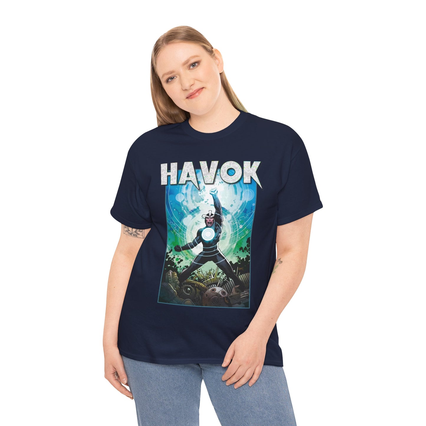 Havok T-Shirt - Greg Land Art - Alex Summers - X-Men, X-Factor Member & Leader - Mutant Hero - Brother to Scott Summers, Cyclops - Marvel Comics