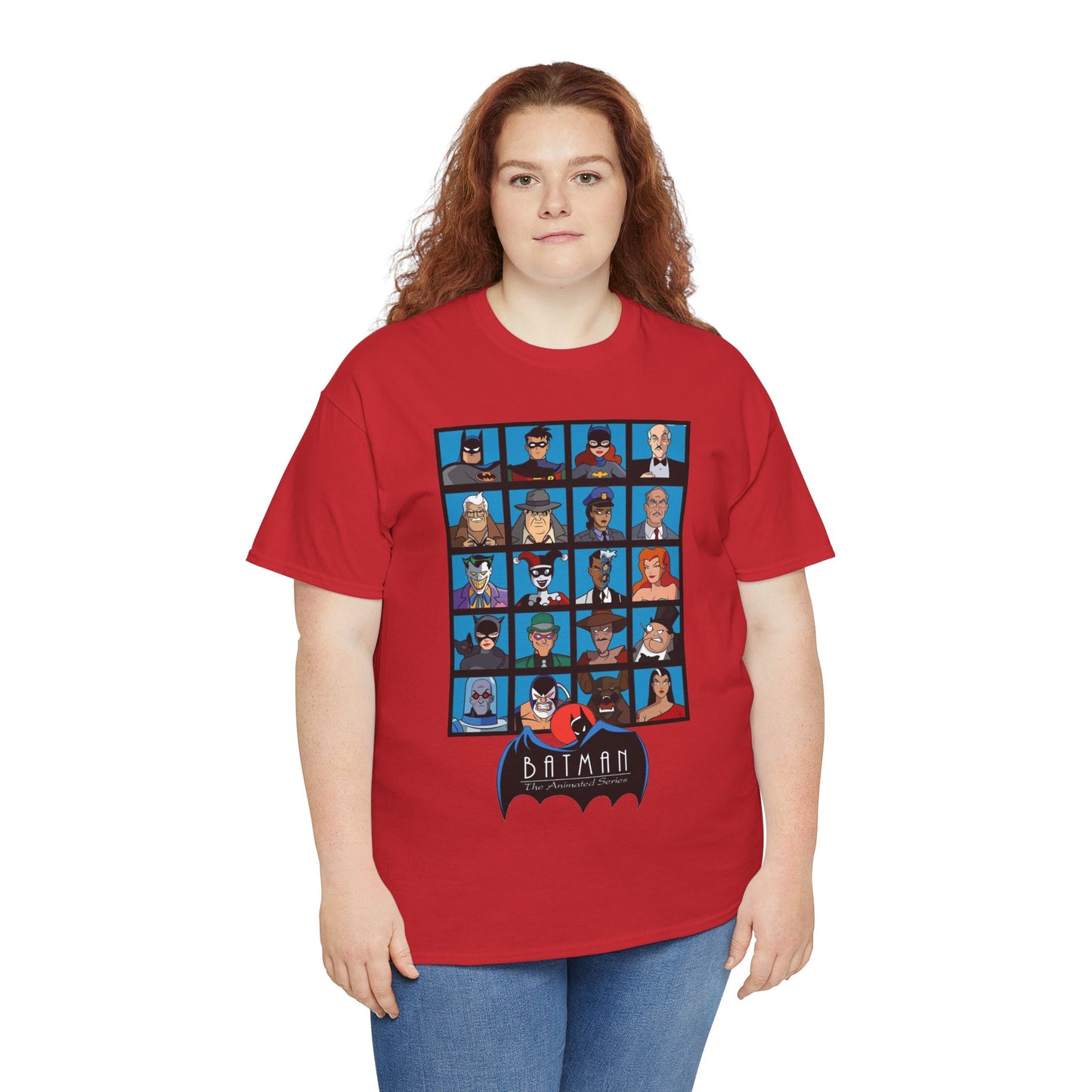Batman T-Shirt - Animated Series - Harley Quinn, Batgirl, Joker, Bane, Robin, Two-Face, Catwoman, Riddler - Classic TV Cartoon Series