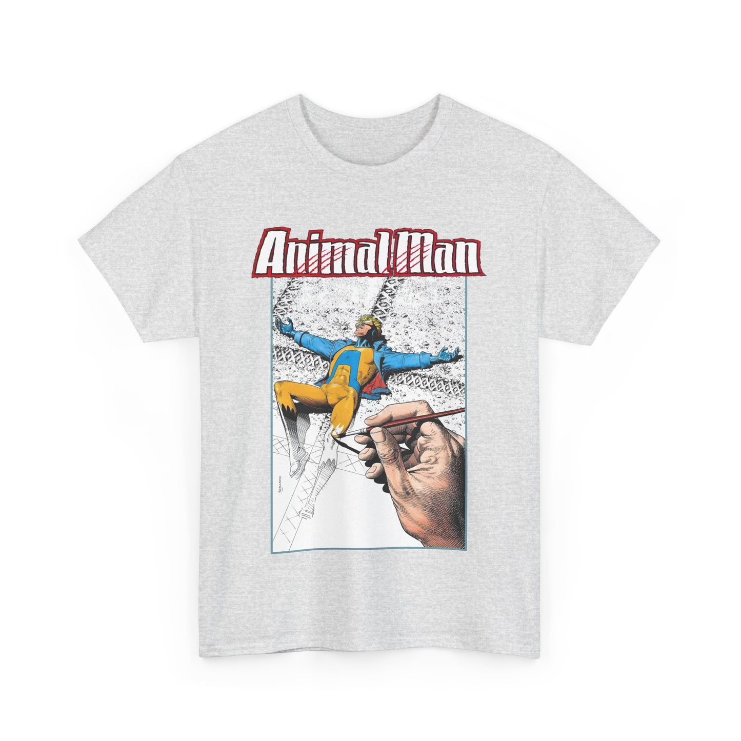 Animal Man T-Shirt - Brian Bolland Art - Buddy Baker - DC Comics, Vertigo Comics 1980s Series - Grant Morrison Stories