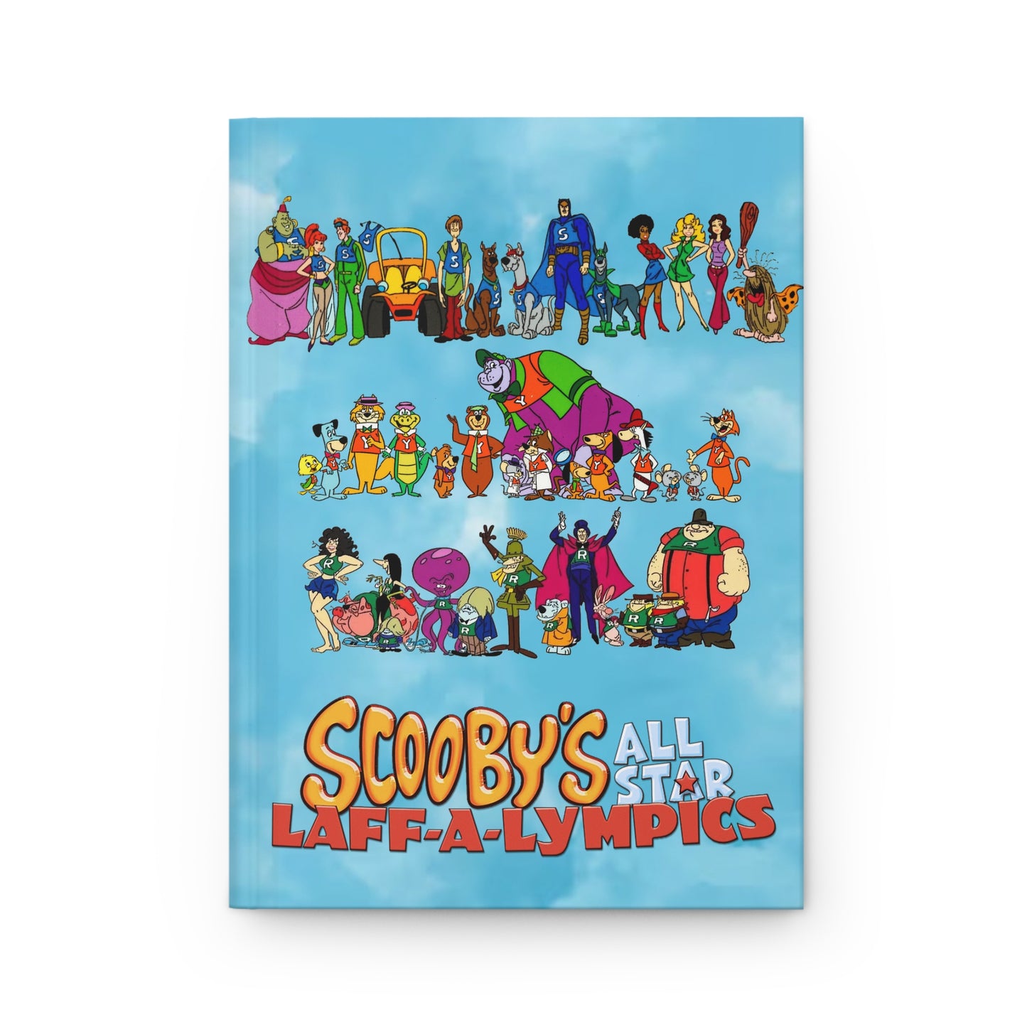 Scooby's All-Star Laff-A-Lympics Hardcover Journal - 150 Lined Pages - Dynomutt, Grape Ape, Speed Buggy, Yogi Bear, Wally Gator