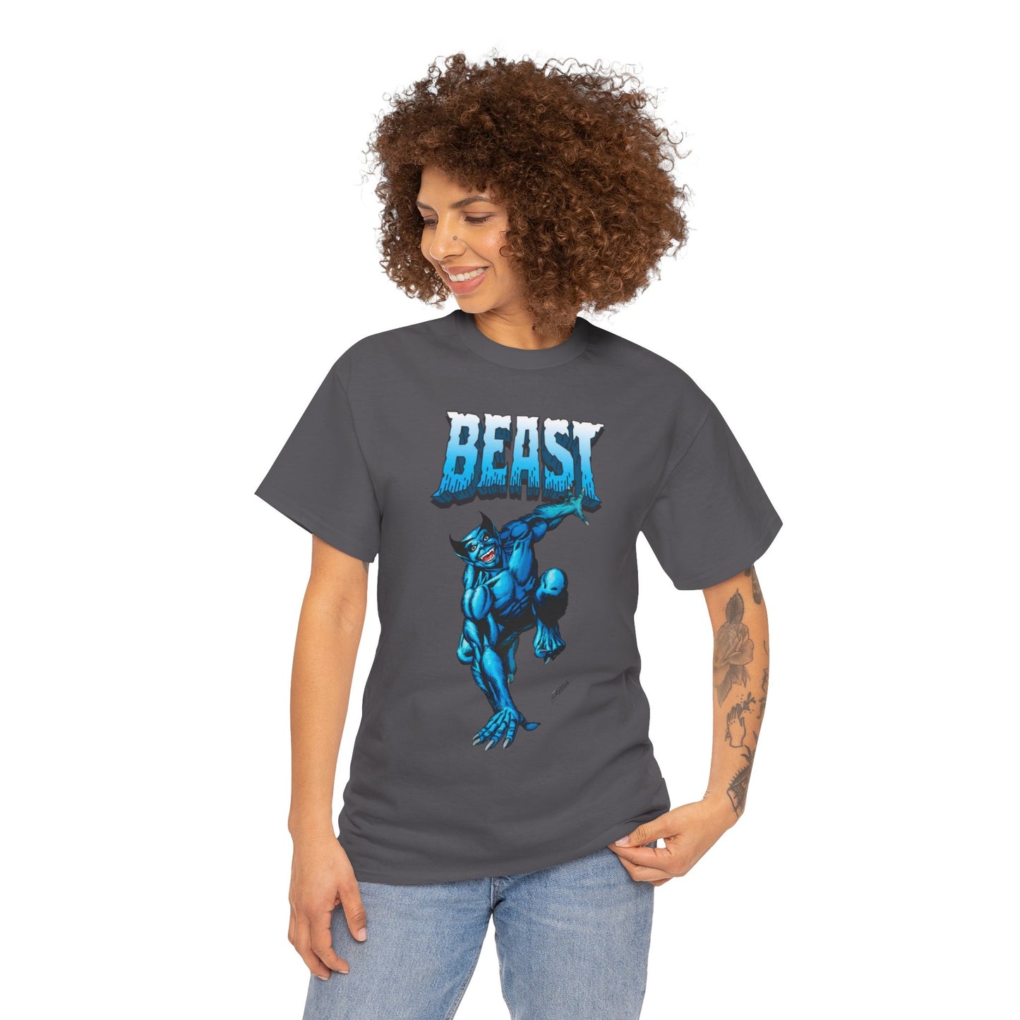 Beast T-Shirt - George Perez Art - Avengers, X-Men Member - Hank McCoy - Marvel Comics