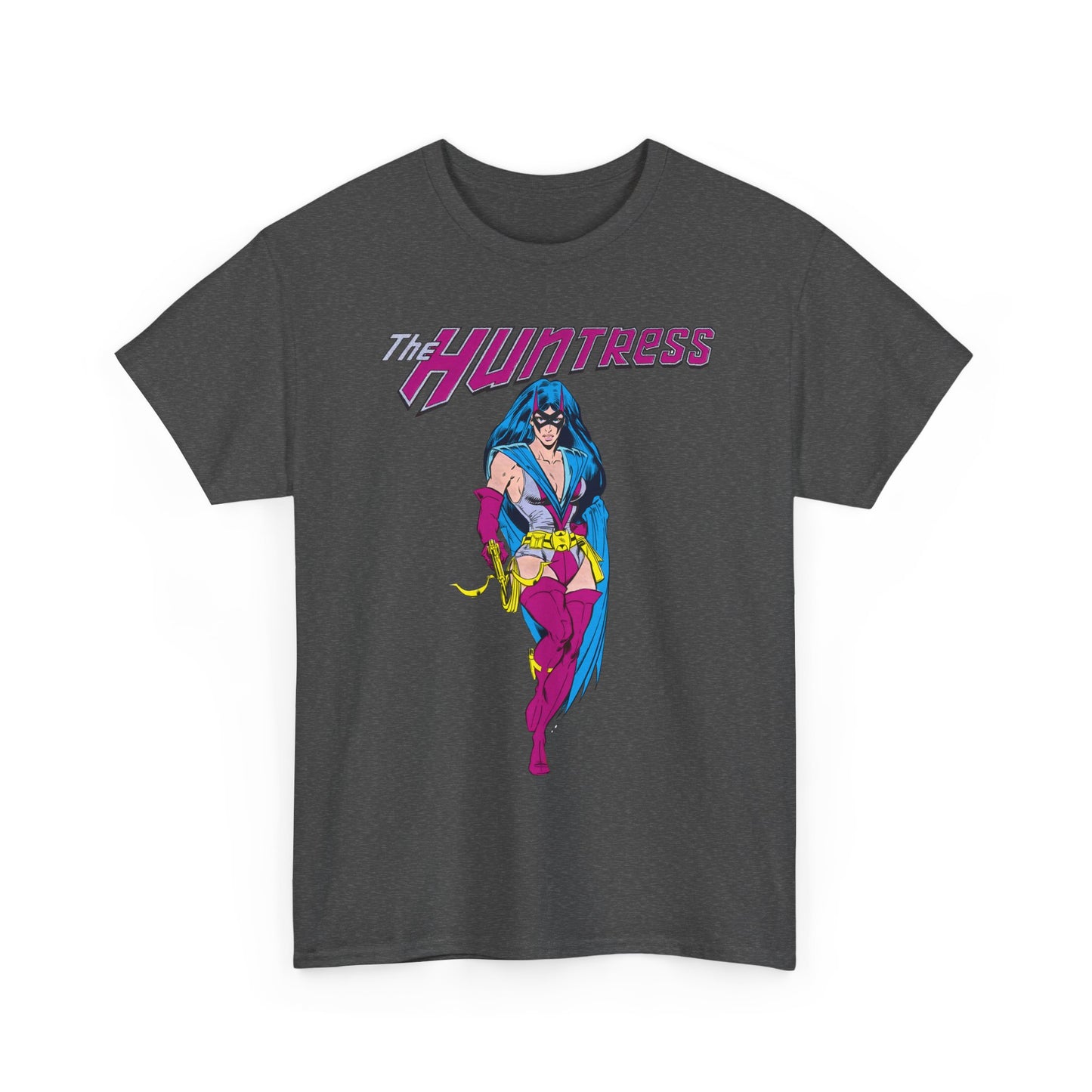Huntress T-Shirt - Joe Staton Art - Helena Wayne, Daughter of Earth 2 Batman & Catwoman - Pre-Crisis JSA Member - DC Comics