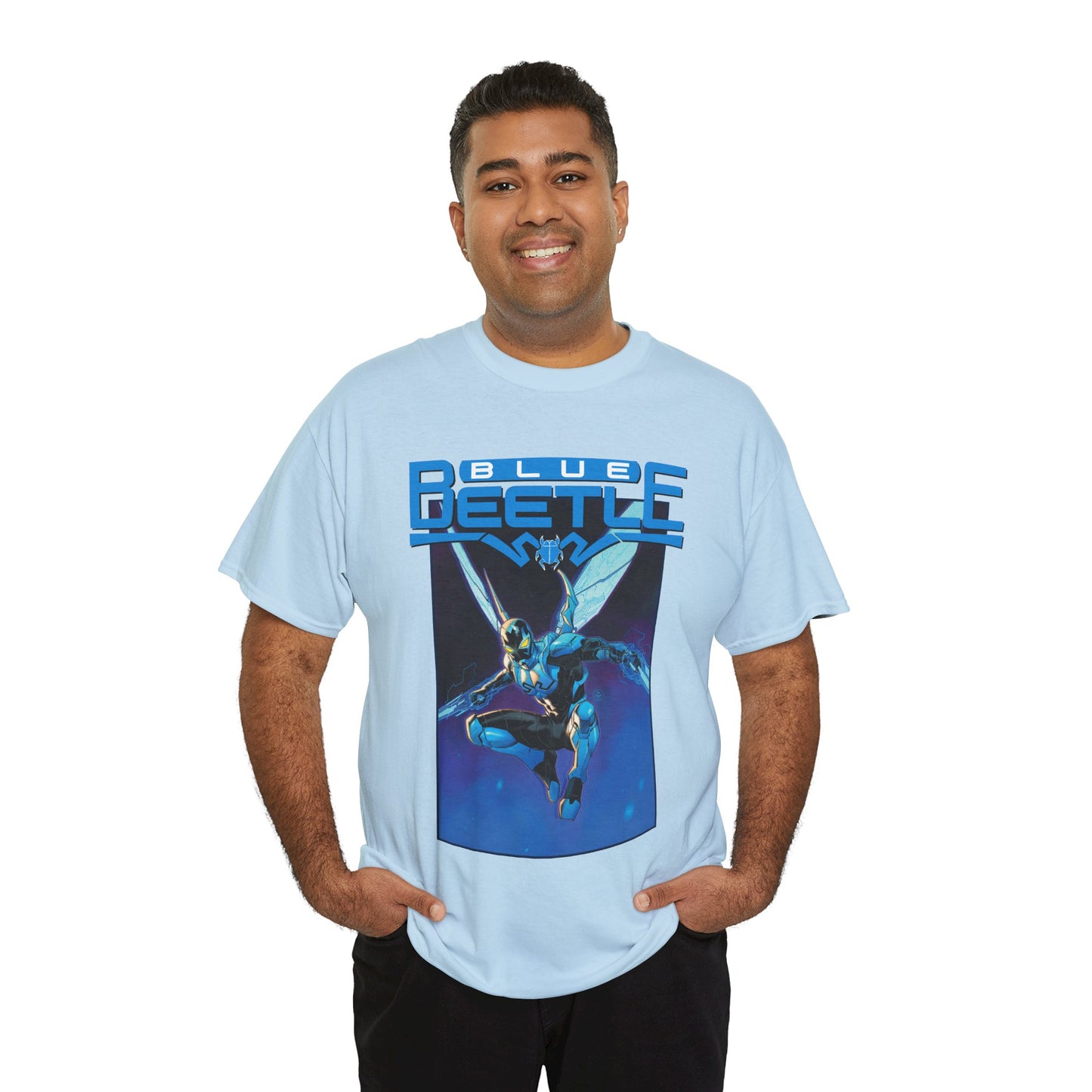 Blue Beetle T-Shirt - Dan Mora Art - DC Comics Character - Jaime Reyes