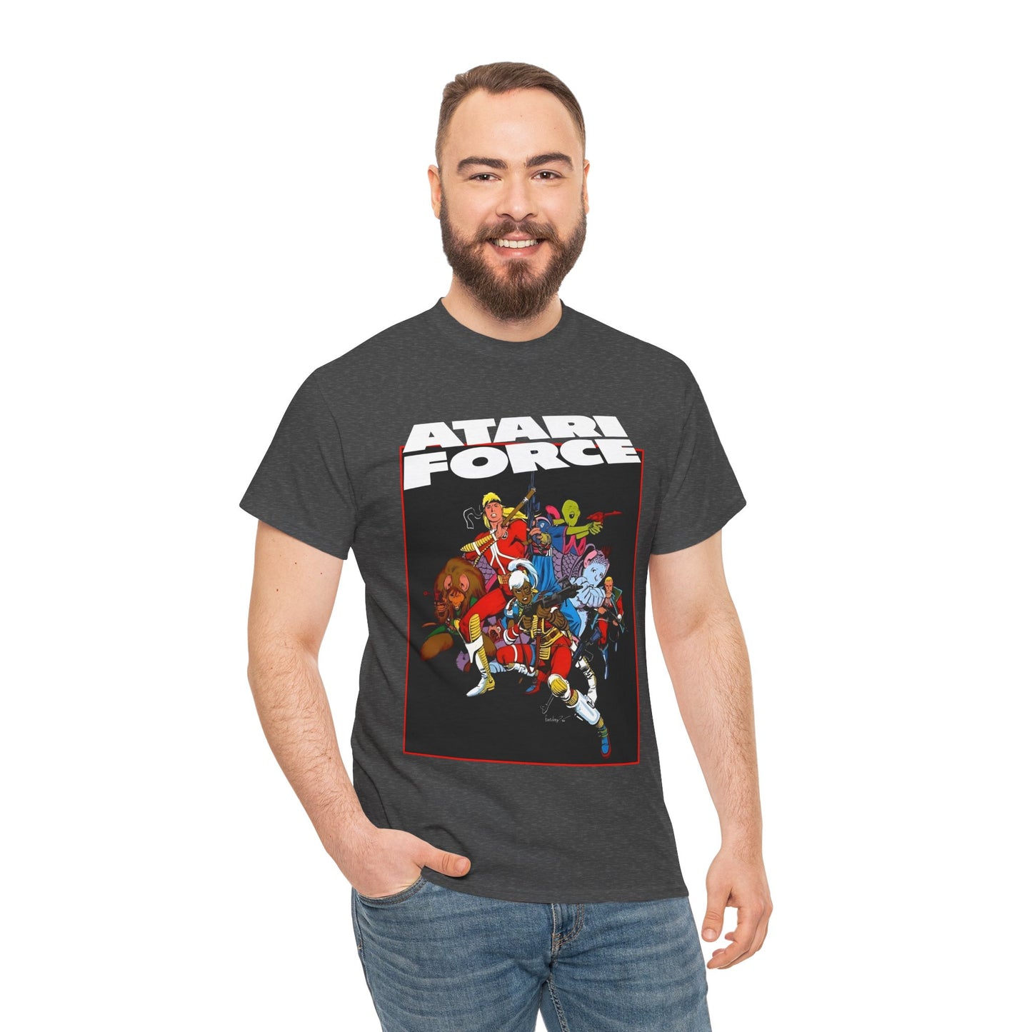 Atari Force T-Shirt - José Luis García-López Art - Tempest, Dart, Hukka, Morphea, Babe, Pakrat, Blackjak - DC Comics