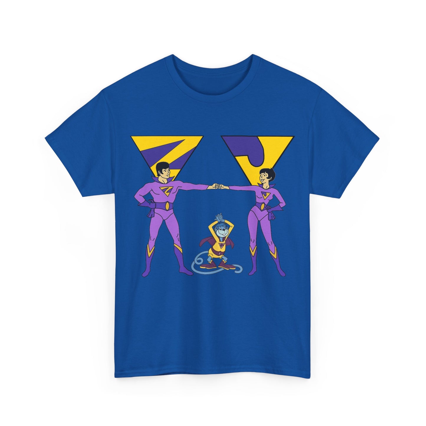 Wonder Twins T-Shirt - Super Friends - Zan & Jayna - Hanna-Barbera Cartoon - DC Comics