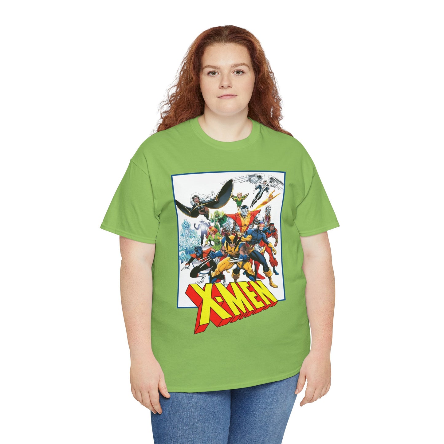 X-Men T-Shirt - Classic Arthur Adams Art - Marvel Comics - Wolverine, Colossus, Storm, Cyclops, Nightcrawler, Iceman
