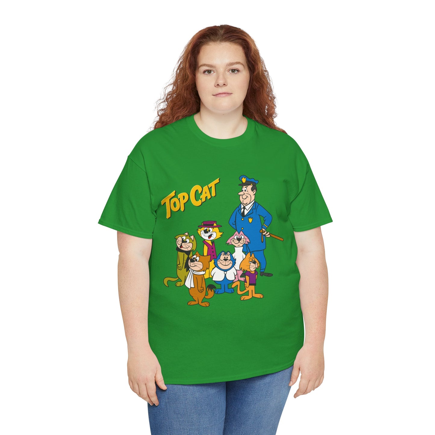 Top Cat & His Gang T-Shirt - Popular Hanna-Barbera 1960s TV Cartoon - Brain, Spook, Benny the Ball