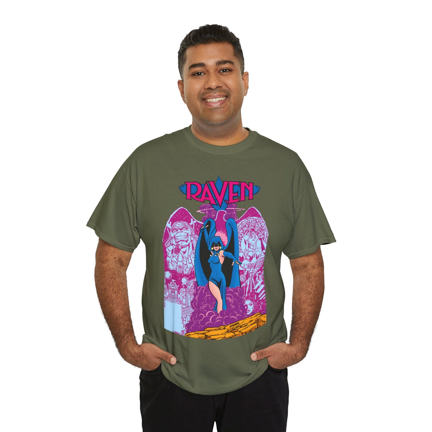 Raven T-Shirt - George Perez Art - New Teen Titans - Trigon, Azarath - DC Comics