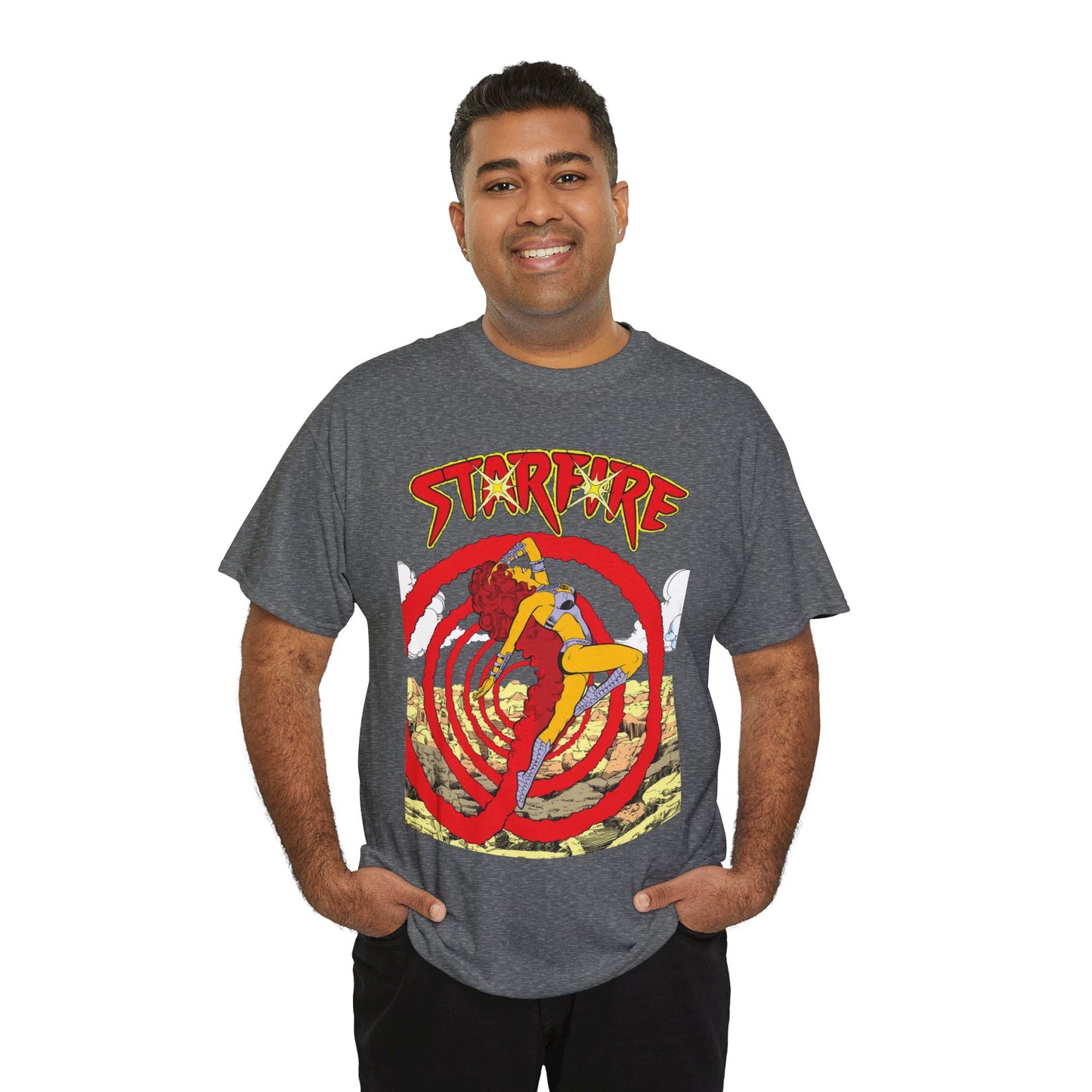 Starfire T-Shirt - George Perez Art - New Teen Titans Member - DC Comics - Koriand'r, Princess from Tamaran