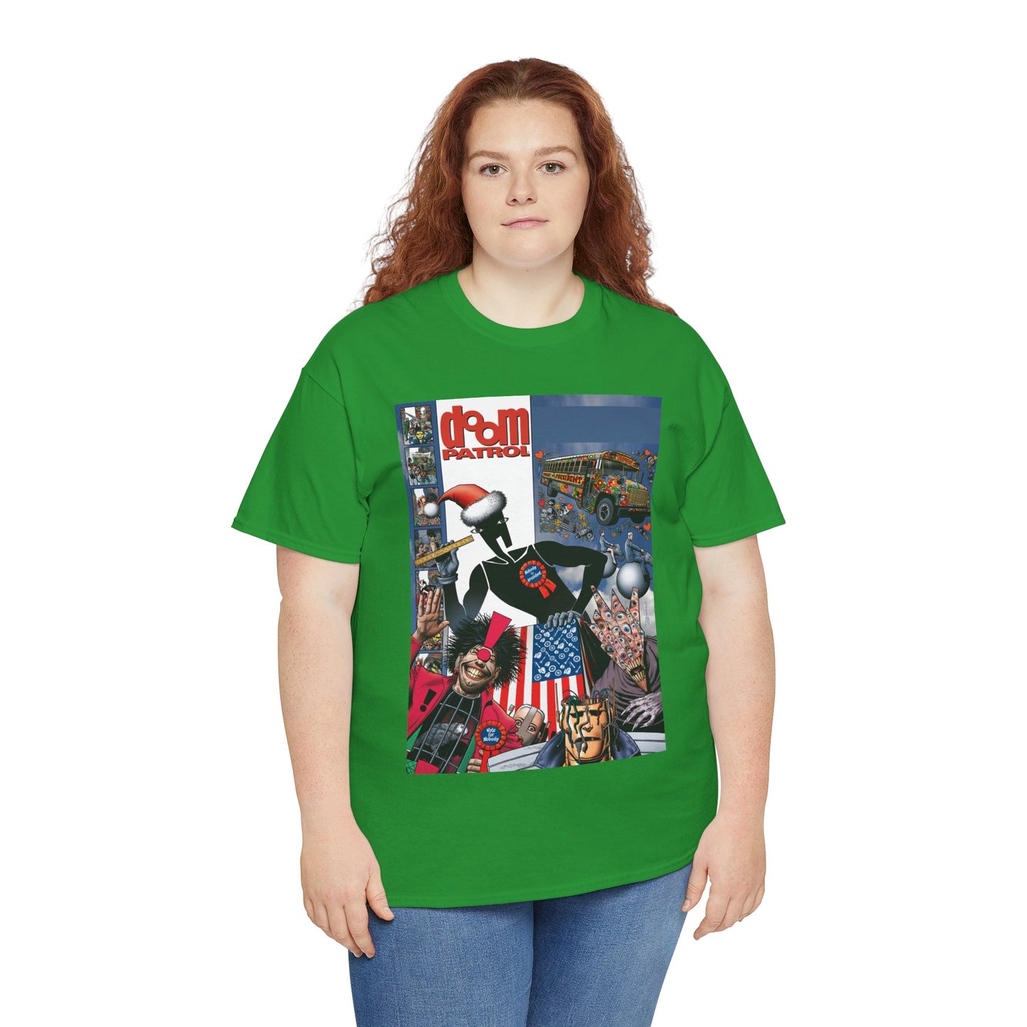 Doom Patrol T-Shirt - Brian Bolland Art - Mr Nobody For President - DC Comics/Vertigo Cover Artwork