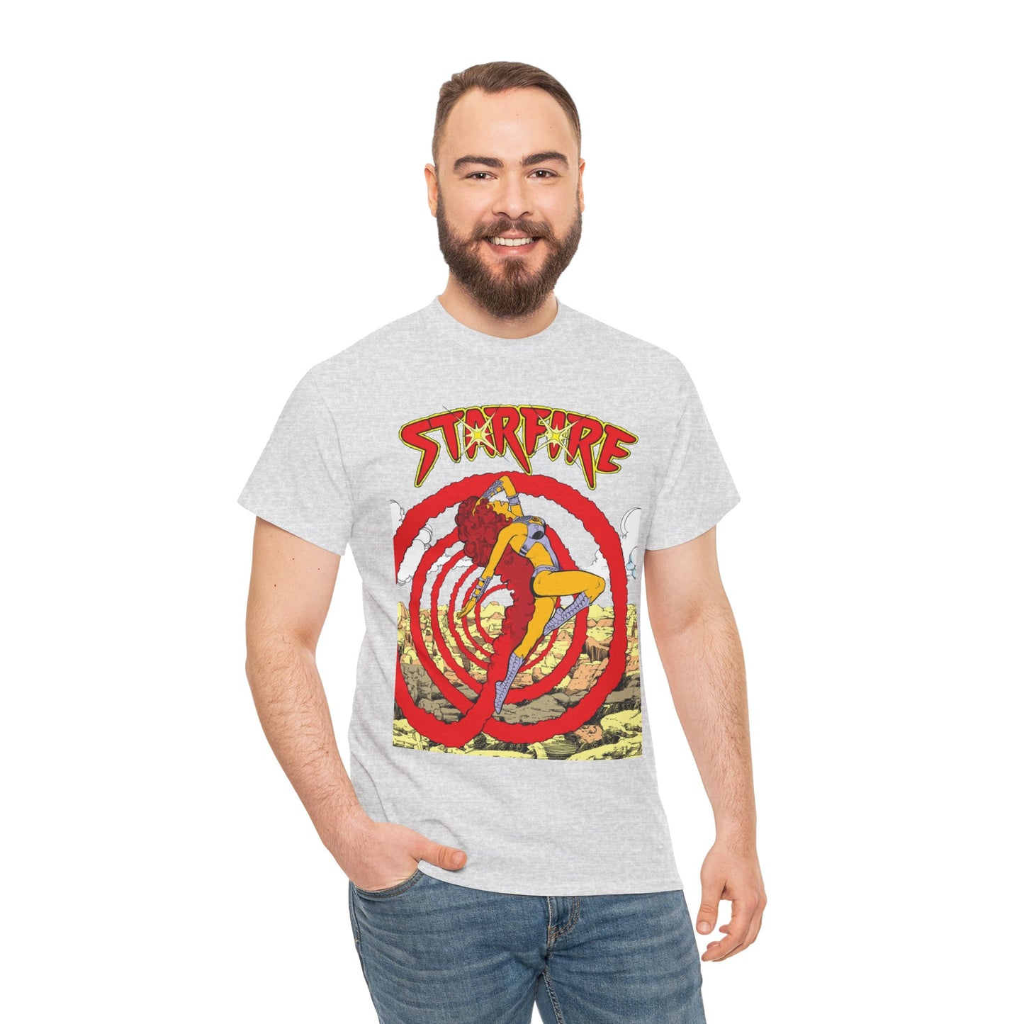 Starfire T-Shirt - George Perez Art - New Teen Titans Member - DC Comics - Koriand'r, Princess from Tamaran