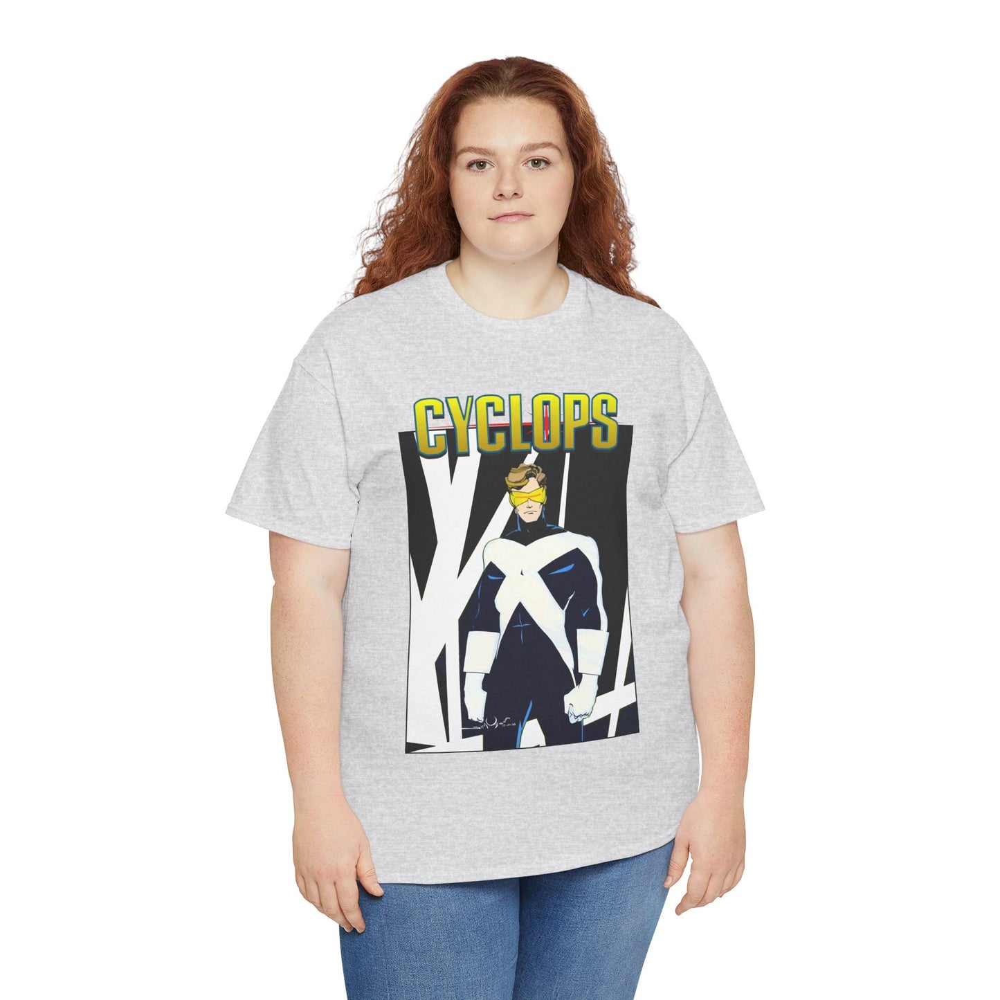 Cyclops T-Shirt - Walt Simonson Art - X-Men, X-Factor Member & Leader - Scott Summers - Marvel Comics