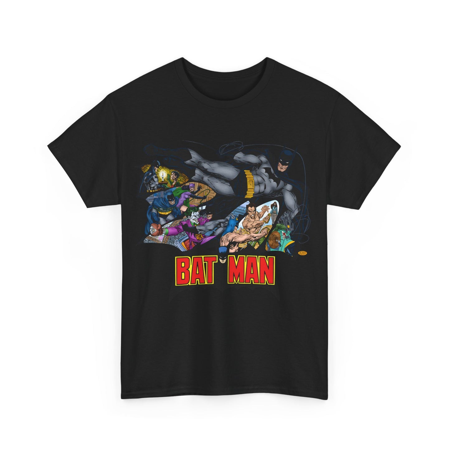 Batman T-Shirt - John Byrne Art - Joker, Catwoman, Ra's al Ghul, Talia - DC Comics - The Batcave