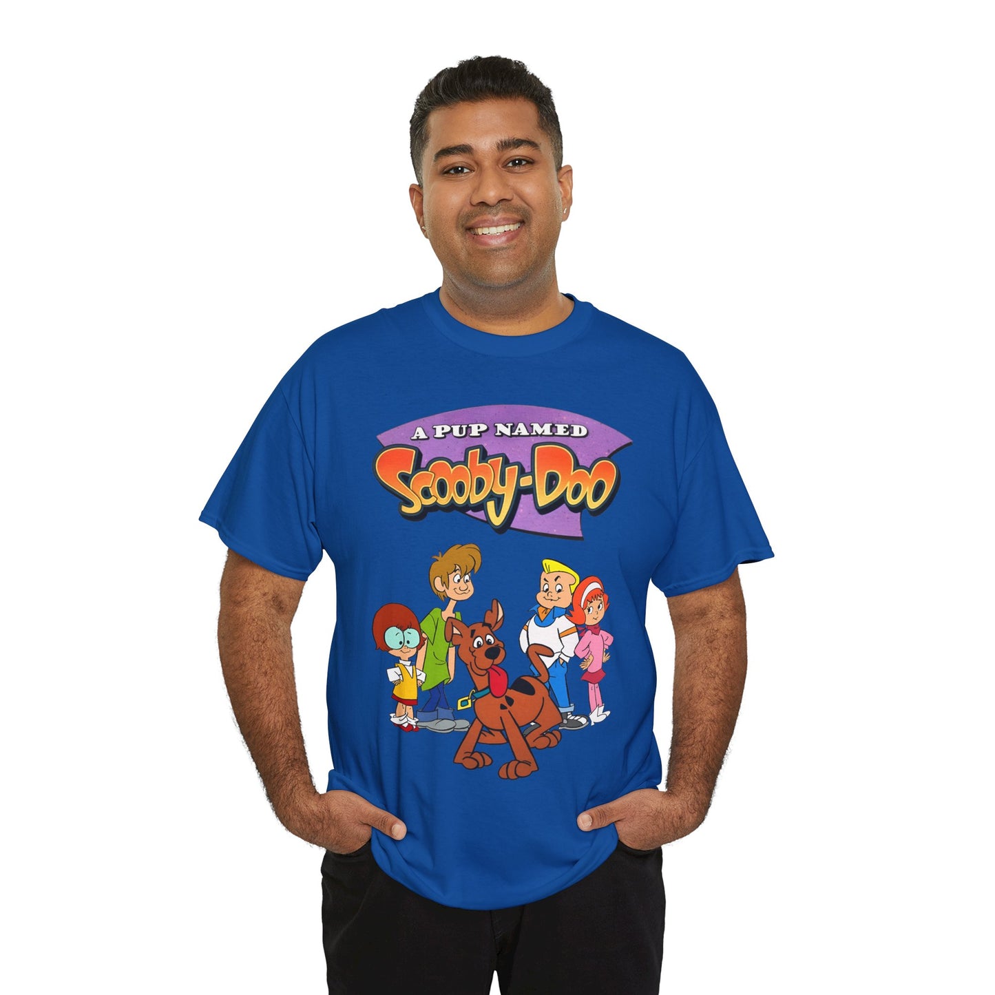 A Pup Named Scooby-Doo T-Shirt - Hanna-Barbera Cartoon TV Series 1990s - Fred, Daphne, Velma, Shaggy
