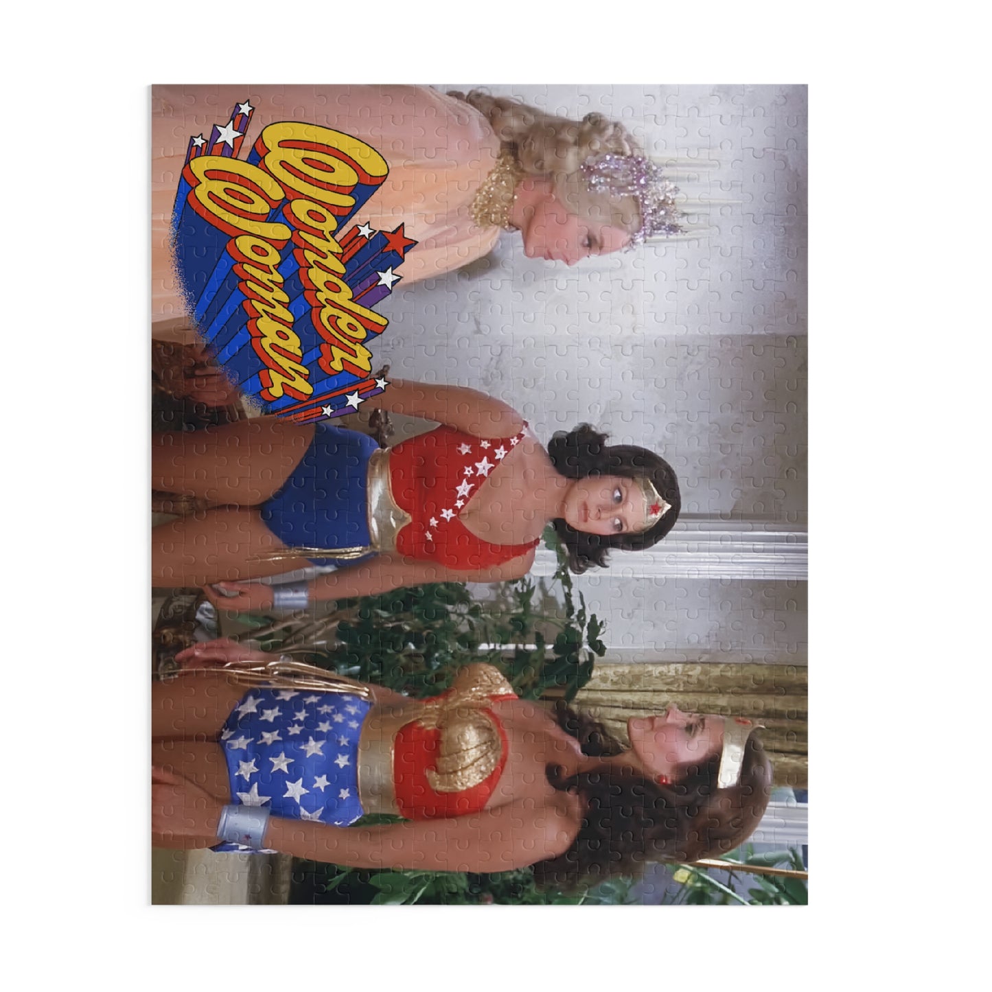Wonder Woman TV Puzzle (500-Piece) - Lynda Carter, Debra Winger - Wonder Girl/Drusilla - Paradise Island - Queen Hippolyta - Popular CBS TV Show
