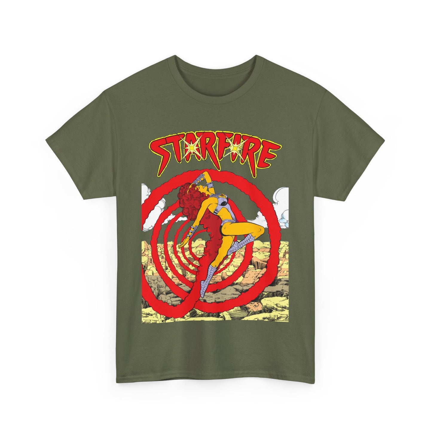 Starfire T-Shirt - George Perez Art - New Teen Titans Member - DC Comics - Koriand'r, Princess from Tamaran