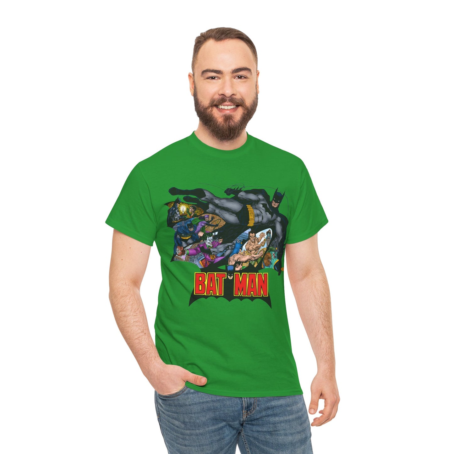 Batman T-Shirt - John Byrne Art - Joker, Catwoman, Ra's al Ghul, Talia - DC Comics - The Batcave