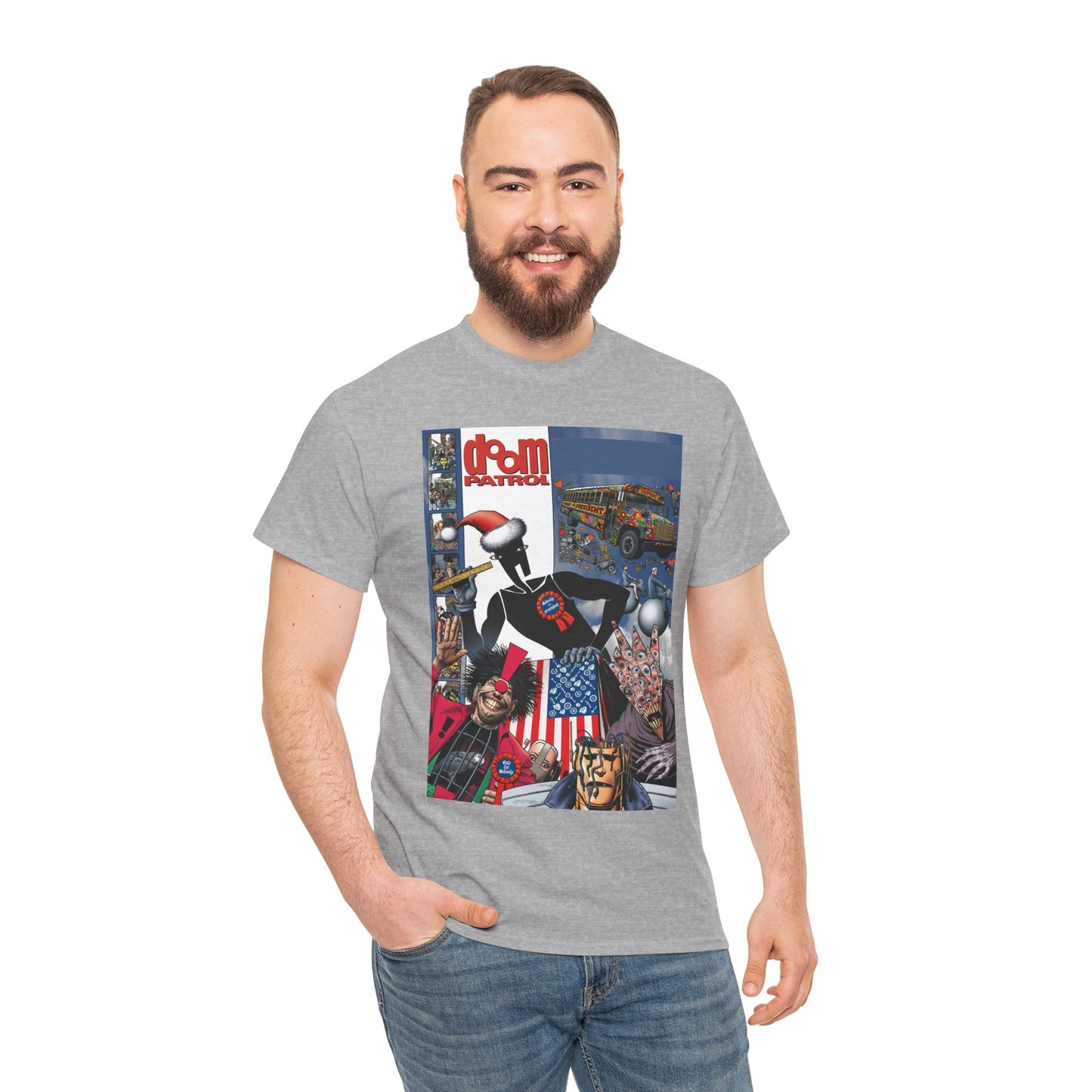 Doom Patrol T-Shirt - Brian Bolland Art - Mr Nobody For President - DC Comics/Vertigo Cover Artwork
