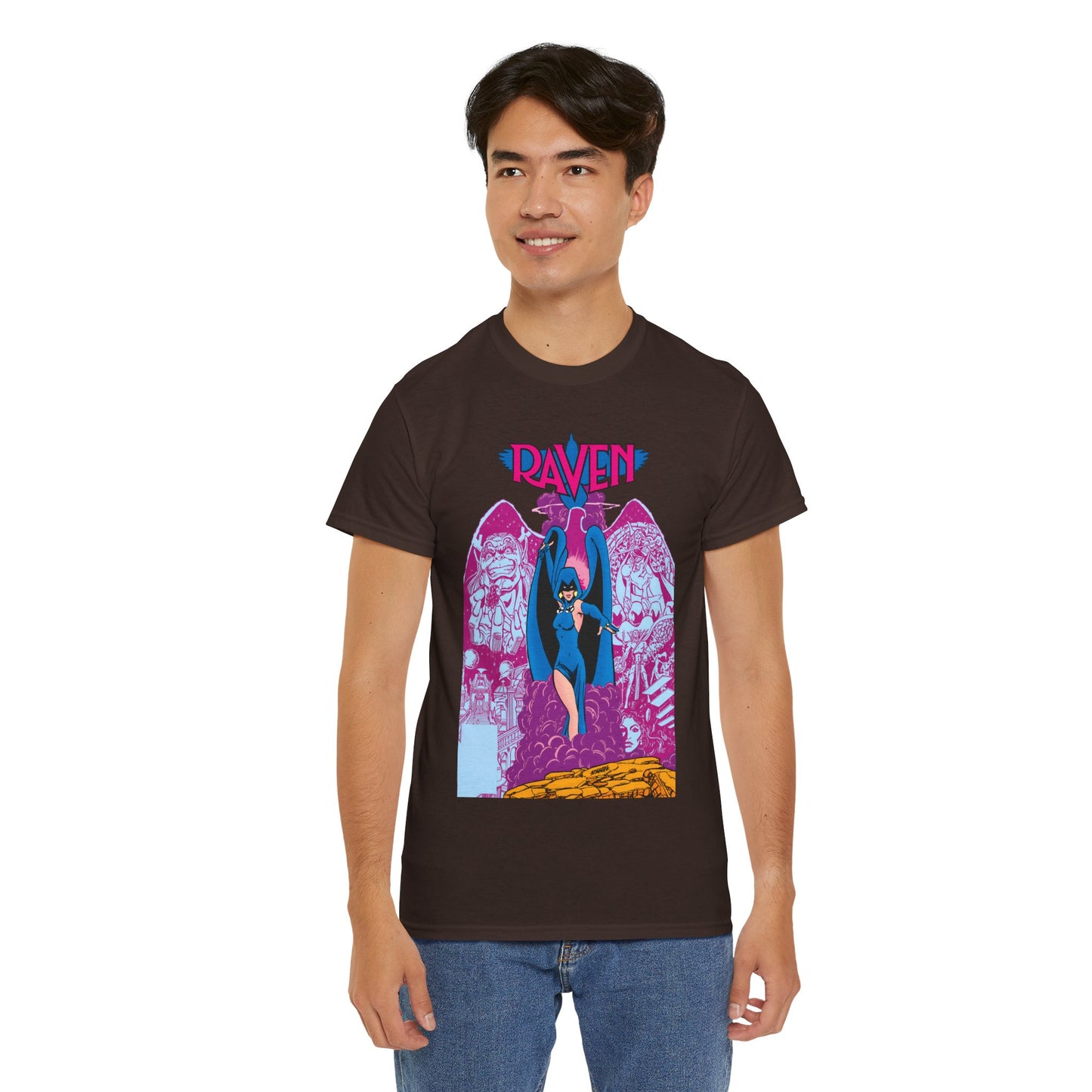 Raven T-Shirt - George Perez Art - New Teen Titans - Trigon, Azarath - DC Comics