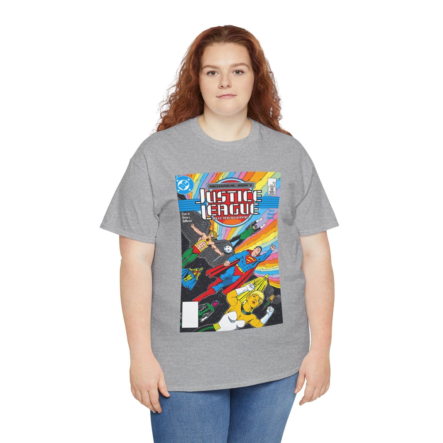Justice League International T-Shirt - Kevin Maguire Art - DC Comics