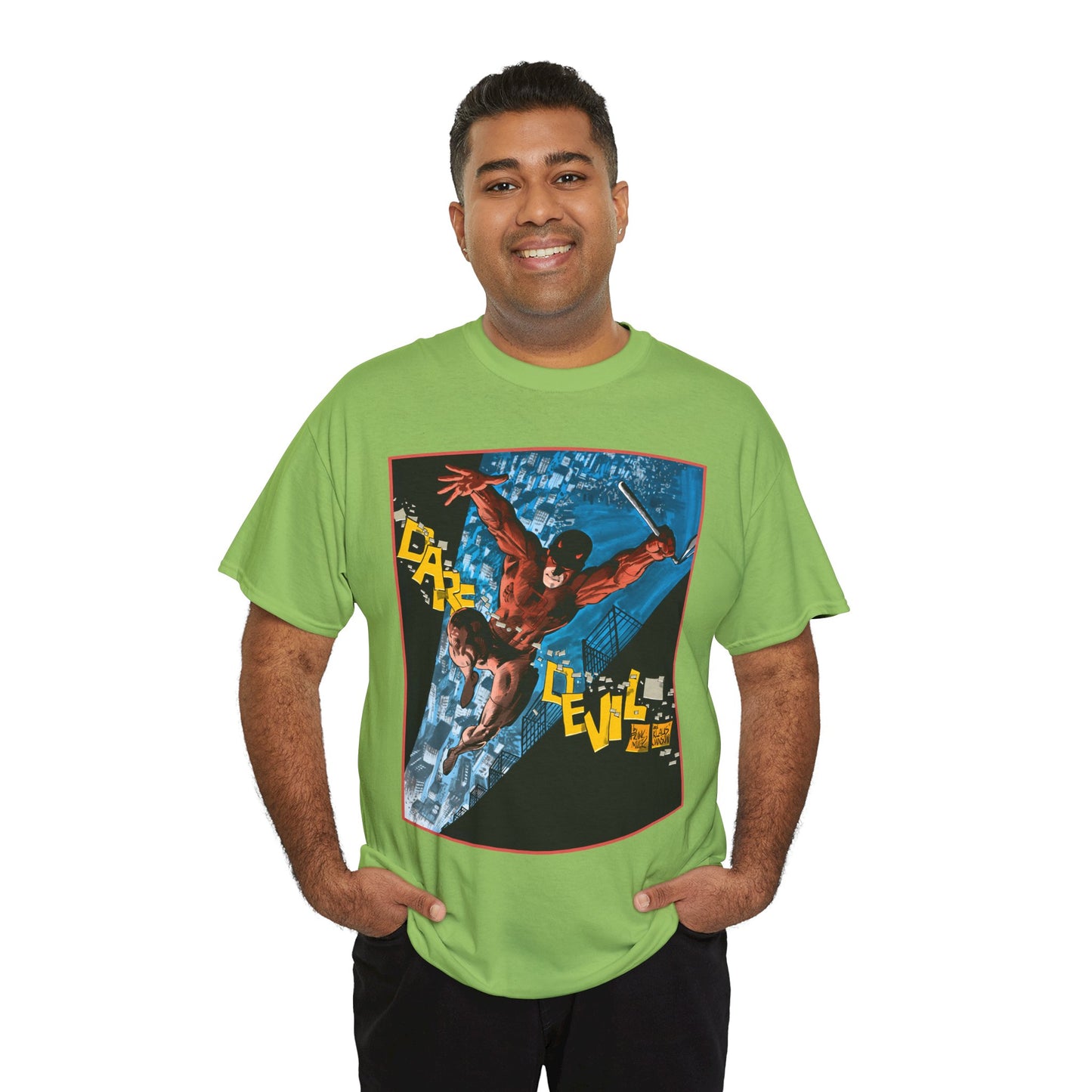 Daredevil T-Shirt - Frank Miller & Klaus Janson Art - The Man With No Fear - Hell's Kitchen - Marvel Comics