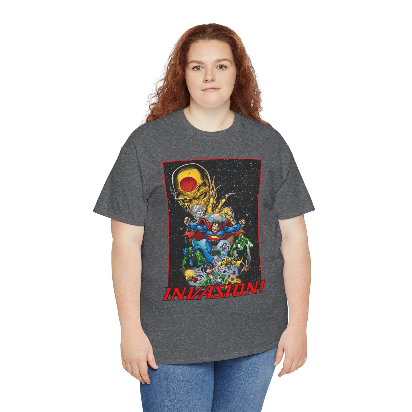 Invasion T-Shirt - Bart Sears Art - DC Comics