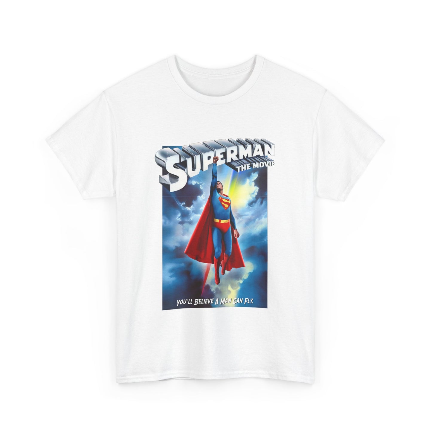 Superman The Movie T-Shirt - DC Comics - Man of Steel - Christopher Reeve 1978