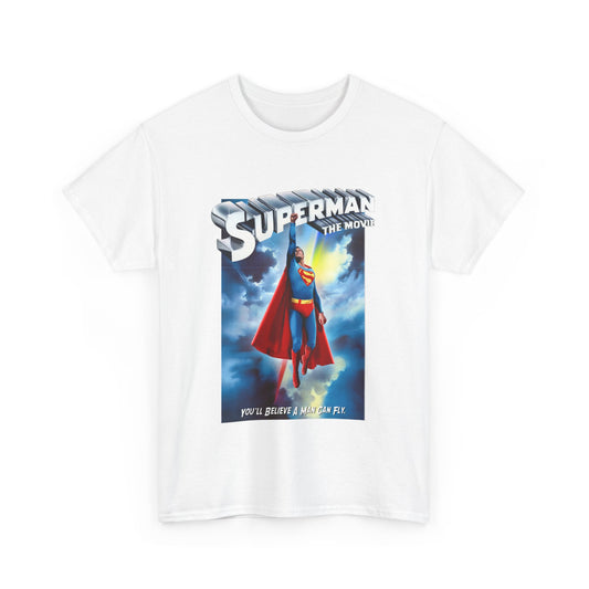 Superman The Movie T-Shirt - DC Comics - Man of Steel - Christopher Reeve 1978