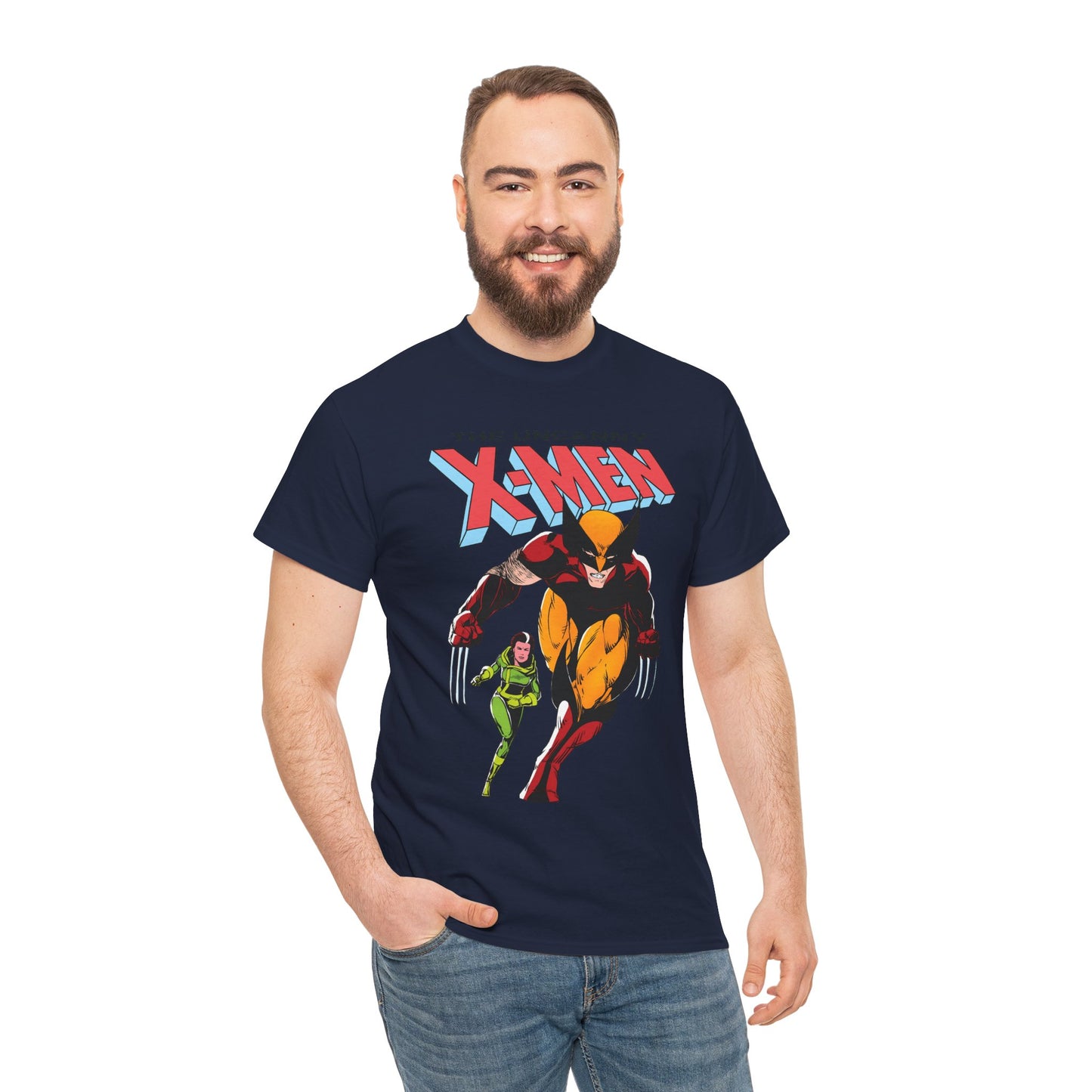 Wolverine & Rogue T-Shirt - Paul Smith Art - X-Member, Mutants - Marvel Comics - Uncanny X-Men #173 Cover - Logan