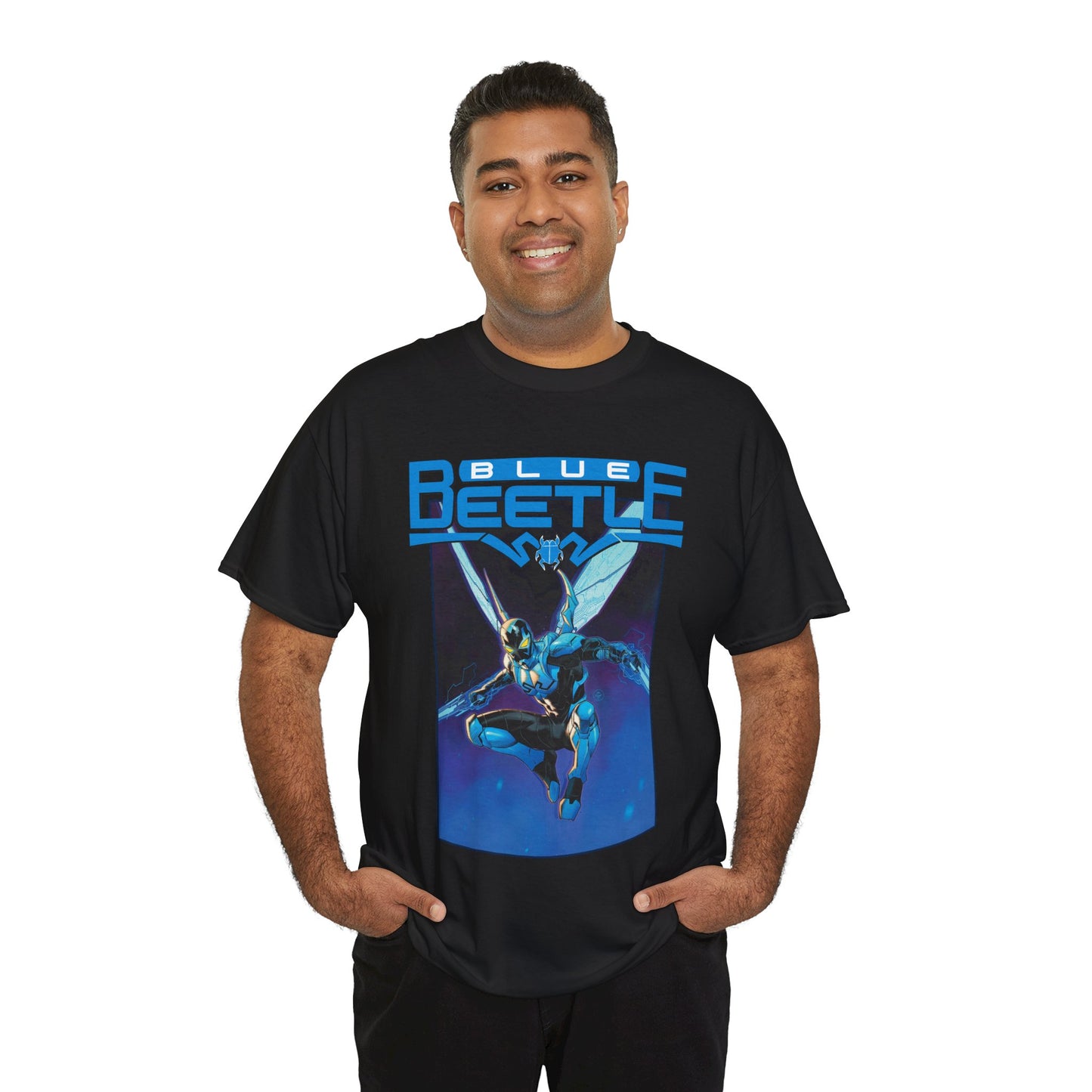 Blue Beetle T-Shirt - Dan Mora Art - DC Comics Character - Jaime Reyes