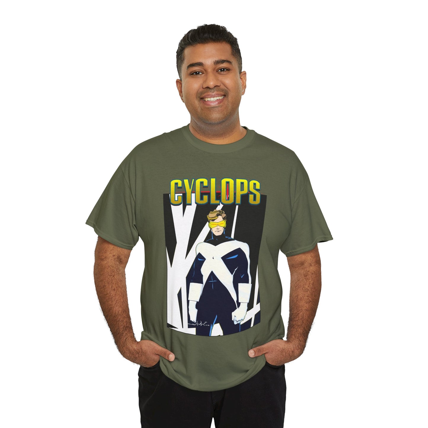 Cyclops T-Shirt - Walt Simonson Art - X-Men, X-Factor Member & Leader - Scott Summers - Marvel Comics