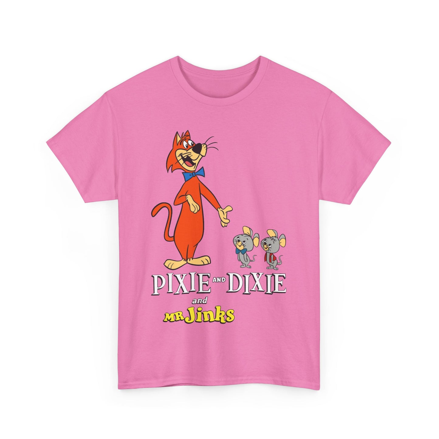 Pixie & Dixie & Mr Jinks T-Shirt - Classic Hanna-Barbera Saturday Morning Cartoon - I Hate Meeces to Pieces!
