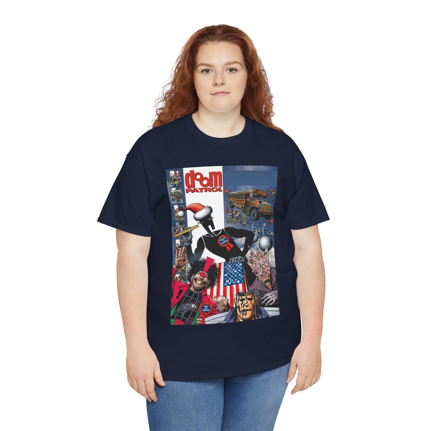 Doom Patrol T-Shirt - Brian Bolland Art - Mr Nobody For President - DC Comics/Vertigo Cover Artwork
