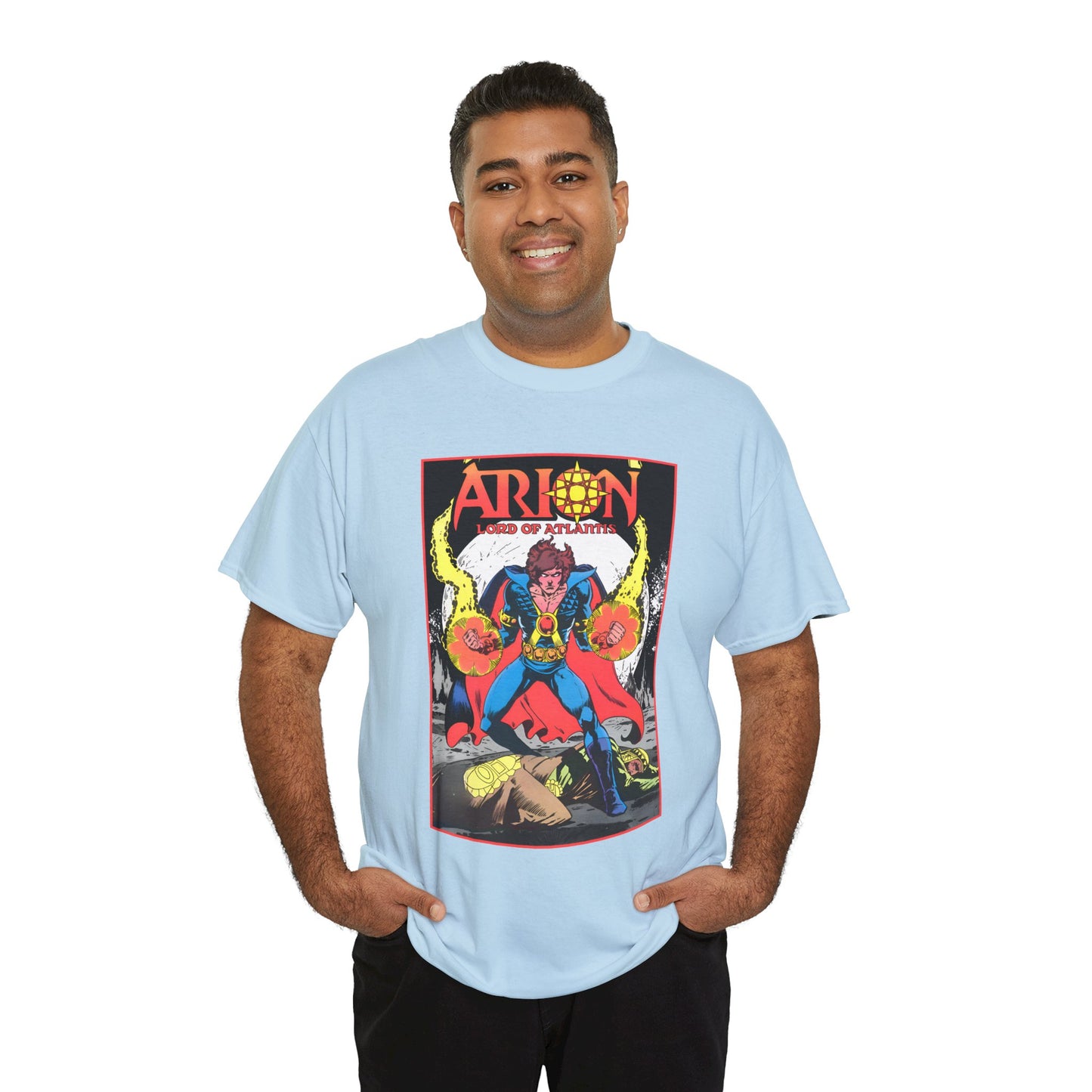 Arion, Lord of Atlantis T-Shirt - Jan Duursema Art - Atlantis Wizard - Lord of Order - Lord High Mage - DC Comics