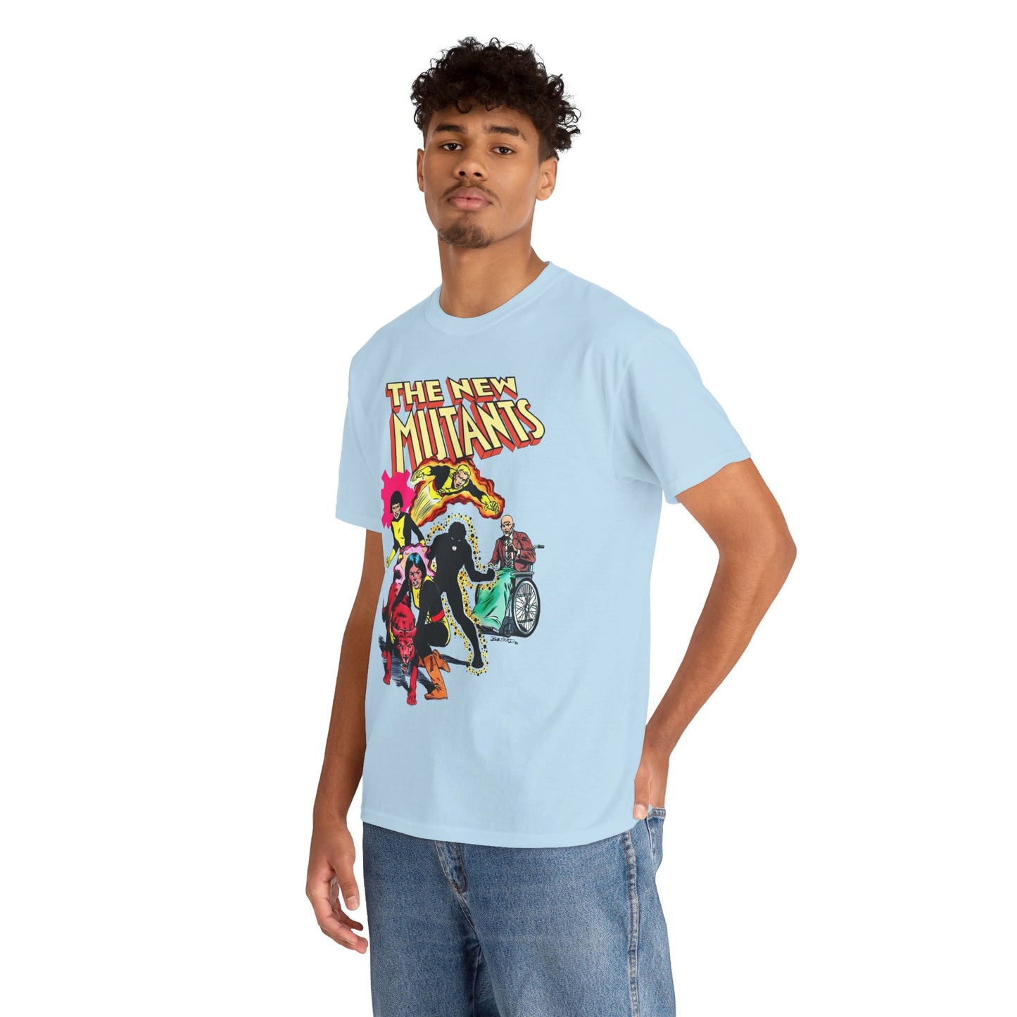 New Mutants T-Shirt - Sunspot, Cannonball, Mirage, Karma, Danni Moonstar - X-Men Characters - Marvel Comics - Mutant Students - Professor X
