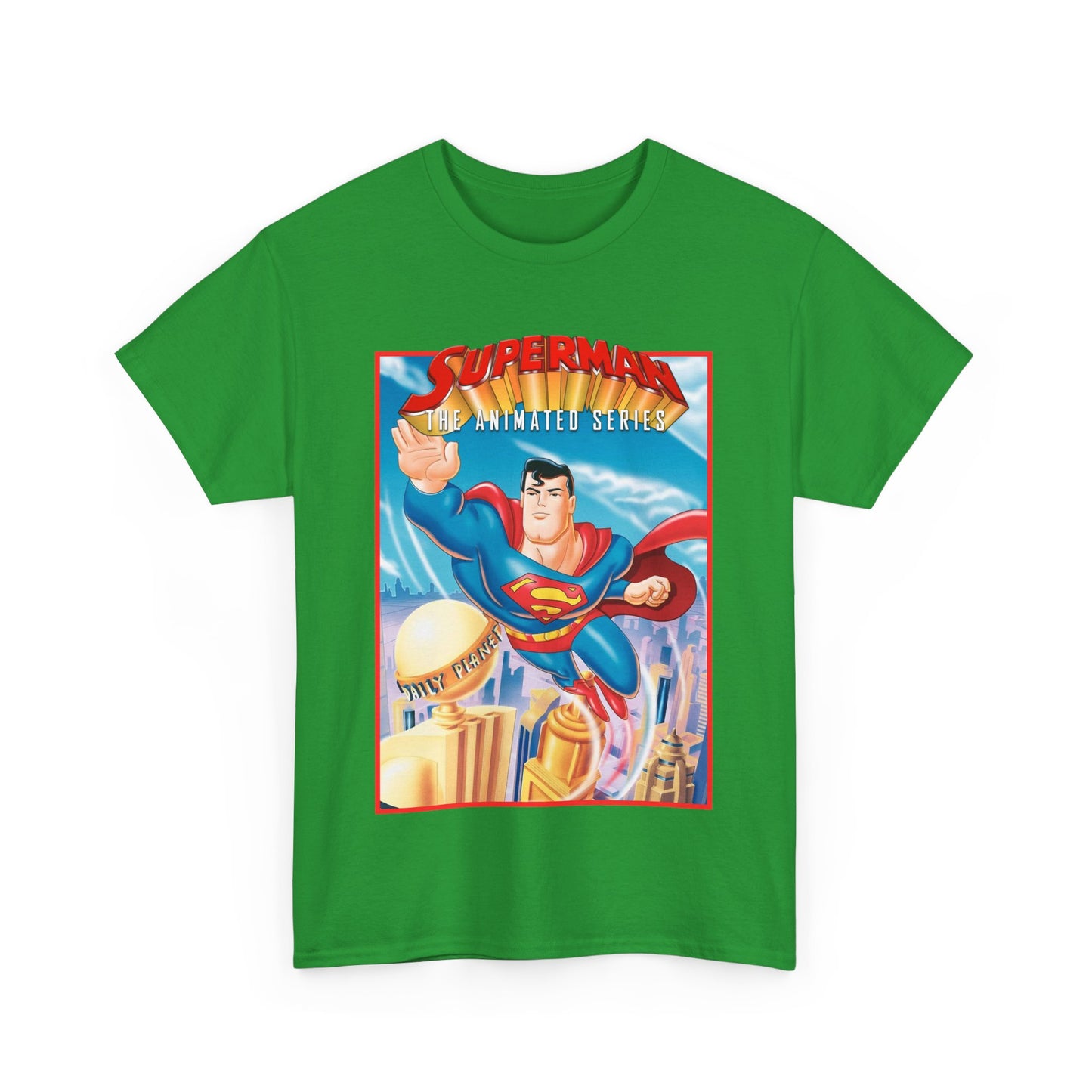 Superman The Animated Series T-Shirt - DC Comics - WB Cartoon 1990s - Metropolis - Man of Steel - Daily Planet