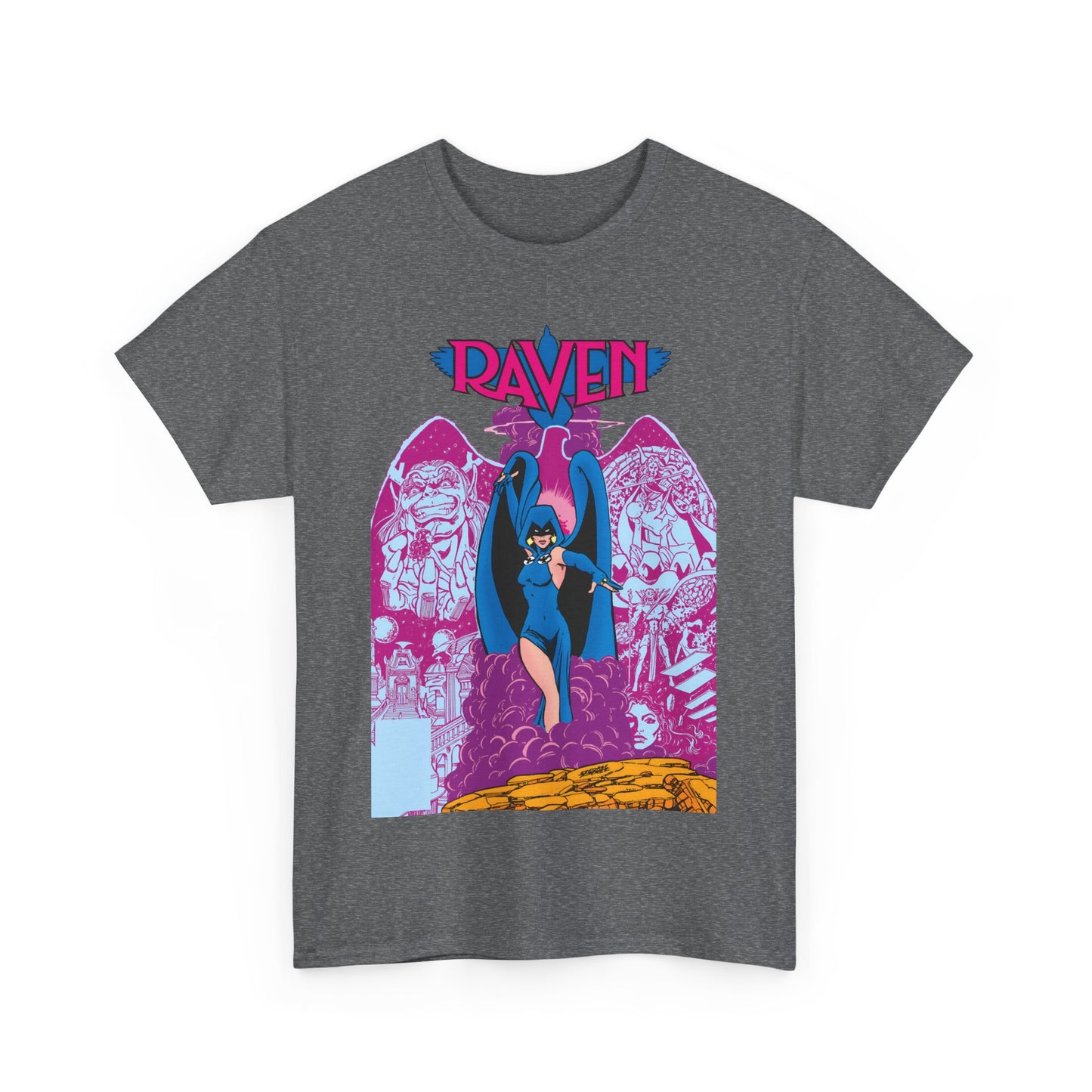 Raven T-Shirt - George Perez Art - New Teen Titans - Trigon, Azarath - DC Comics
