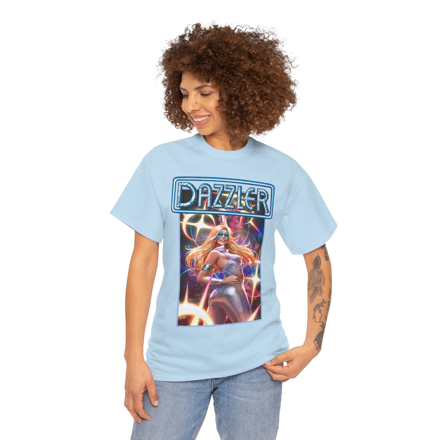 Dazzler T-Shirt - Derrick Chew Art - Alison Blaire - Mutant Pop Star - X-Men Member - Marvel Comics
