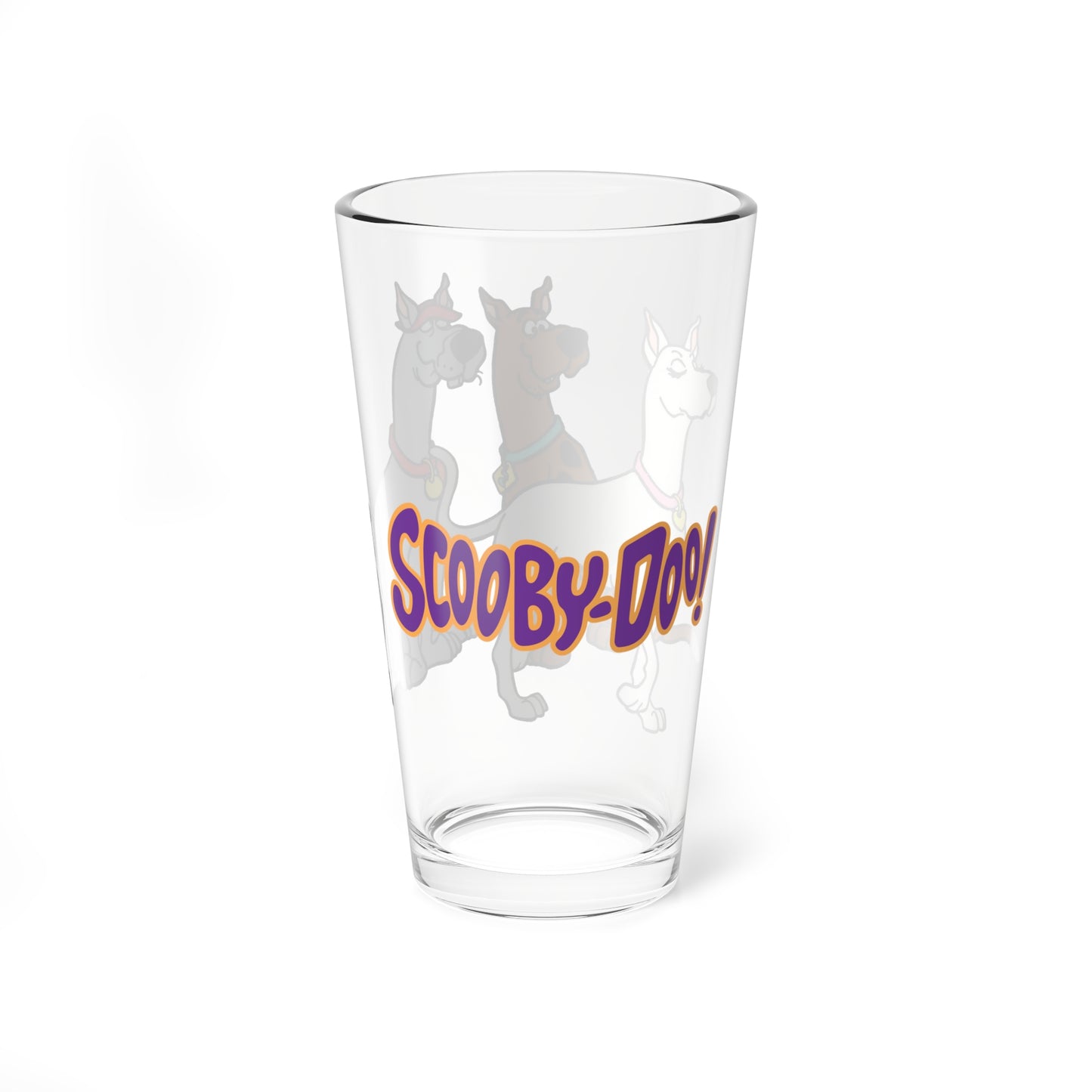 Scooby Doo, Dee & Dum Pint Glass, 16oz - Hanna-Barbera Cartoon Characters - Mystery Inc - Beloved Scooby-Doo Family Members - 1970s & 1980s Classic TV Animation