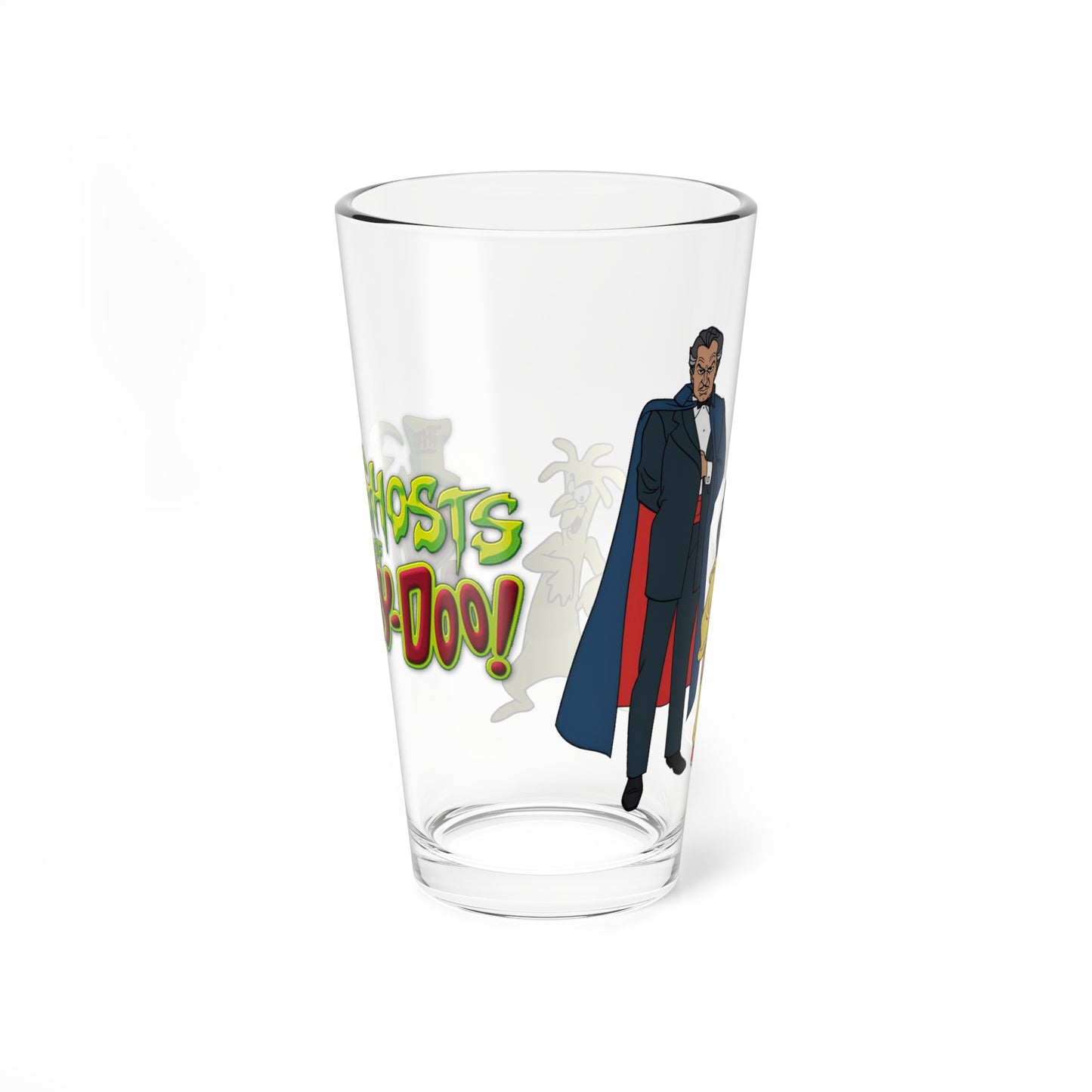 13 Ghosts of Scooby Doo Pint Glass, 16oz - Vincent Van Ghoul, Weerd, Bogel - 1980s Hanna-Barbera Saturday Morning Cartoon