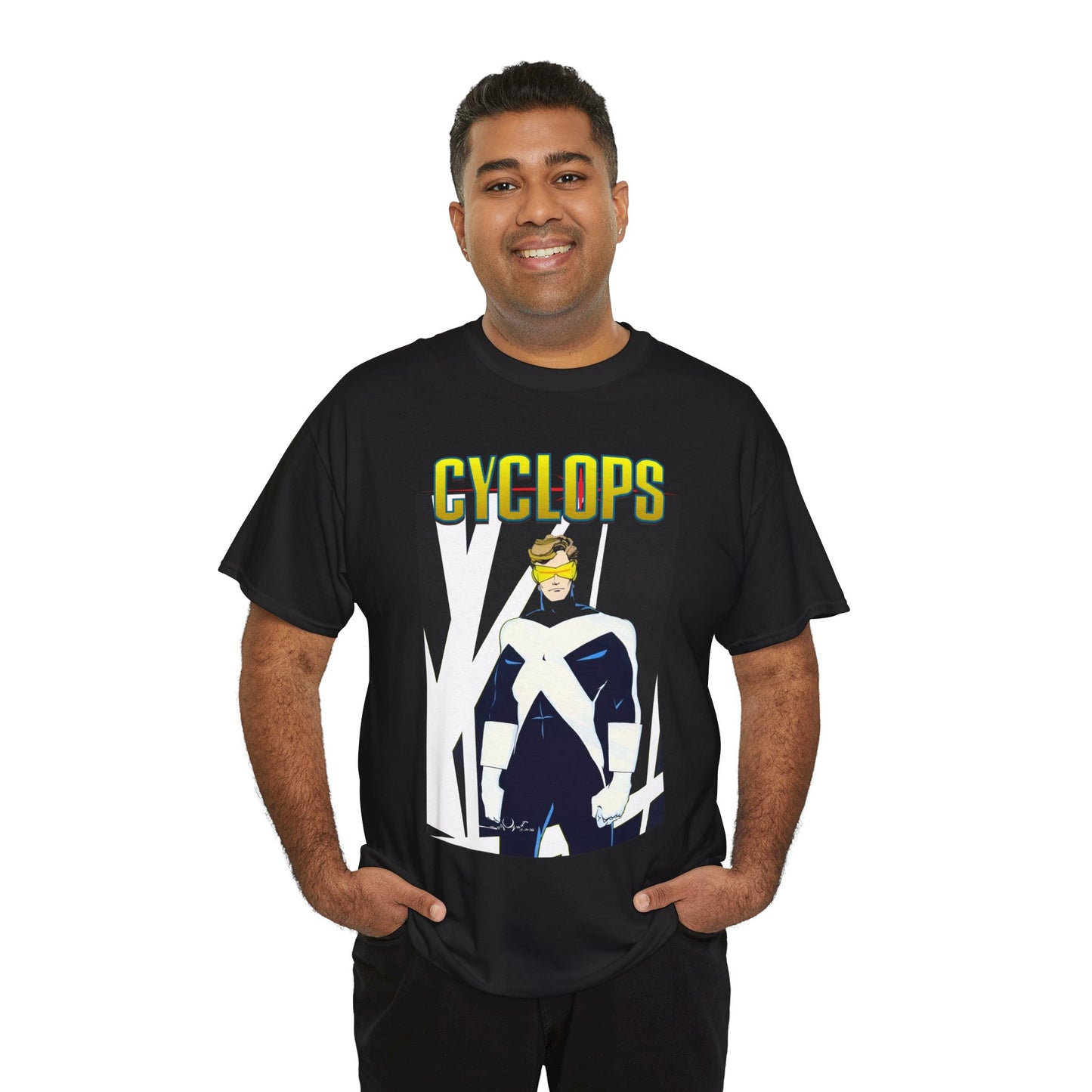 Cyclops T-Shirt - Walt Simonson Art - X-Men, X-Factor Member & Leader - Scott Summers - Marvel Comics