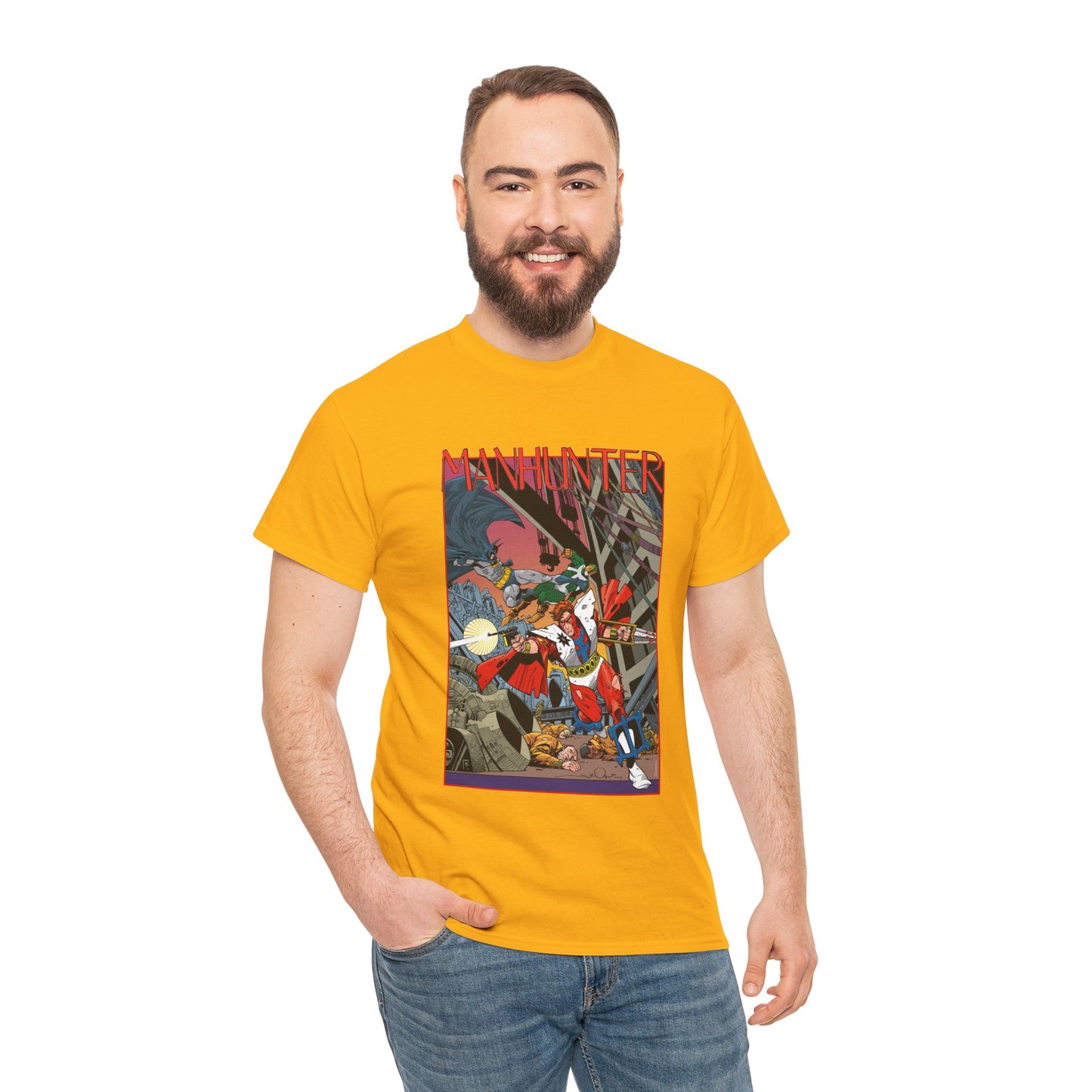 Manhunter T-Shirt - Walt Simonson Art - Paul Kirk - Batman, Detective Comics Back-Up Story - Against The Council