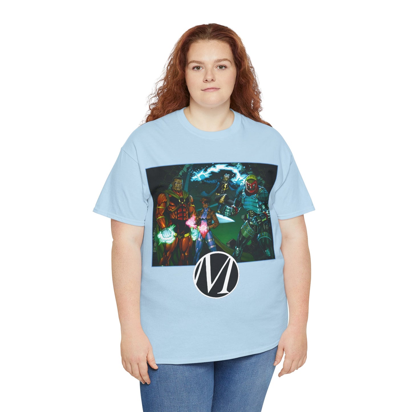 Milestone Comics Heroes T-Shirt - Static, Icon, Rocket, Hardware - Dakota - DC Comics, Milestone Media