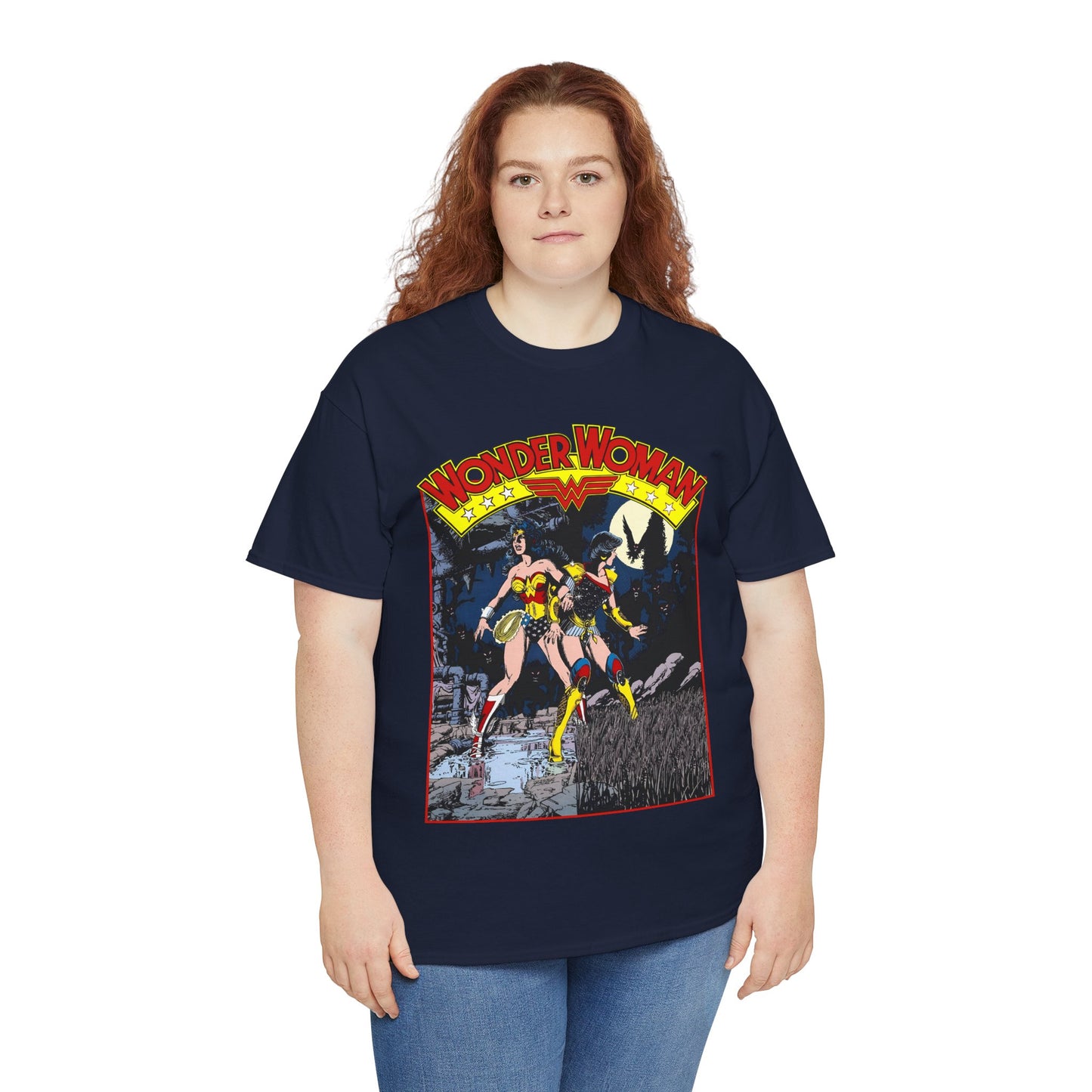 Wonder Woman & Troia T-Shirt - George Perez Art - Wonder Girl, Donna Troy - Themyscira, Paradise Island - DC Comics