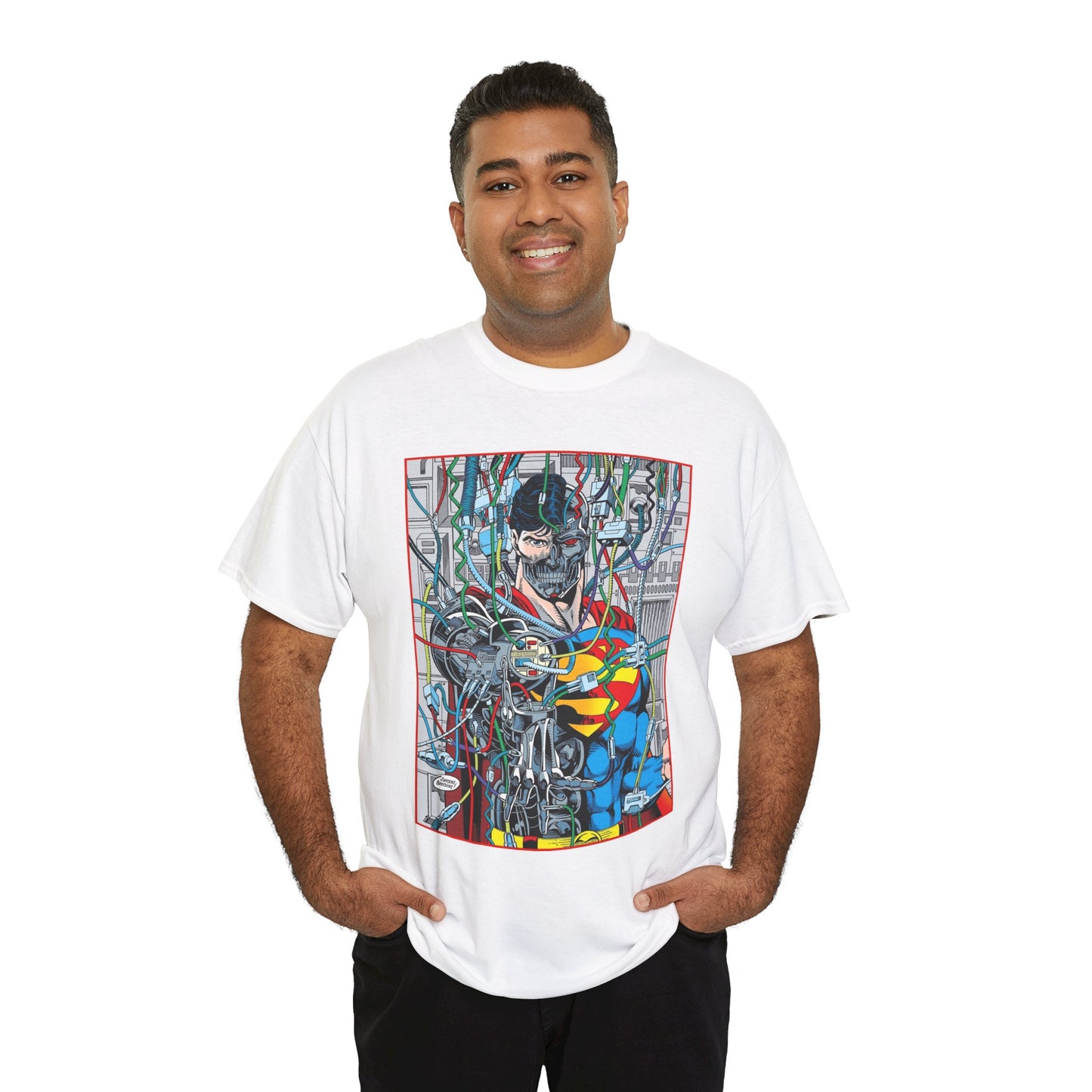 Cyborg Superman T-Shirt - DC Comics - Dan Jurgens Art - Reign of the Supermen - Popular 90s Story