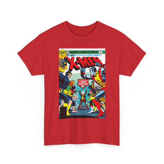 X-Men #100 T-Shirt - Dave Cockrum Art - Cyclops, Colossus, Wolverine, Storm, Jean Grey, Iceman - Marvel Comics