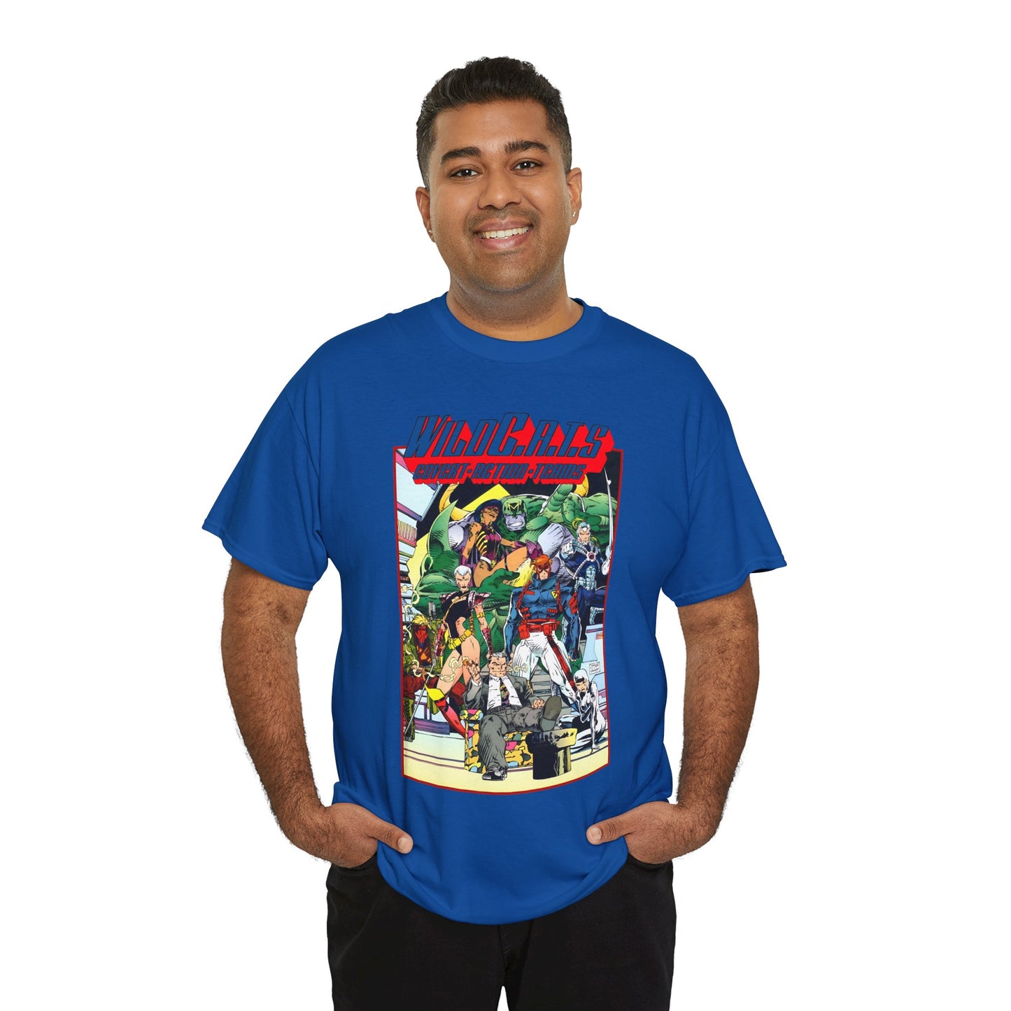 Wildcats Shirt - Jim Lee Art - Warblade, Maul, Voodoo, Grifter, Zealot, Emp, Void - Image Comics/Wildstorm/DC Comics